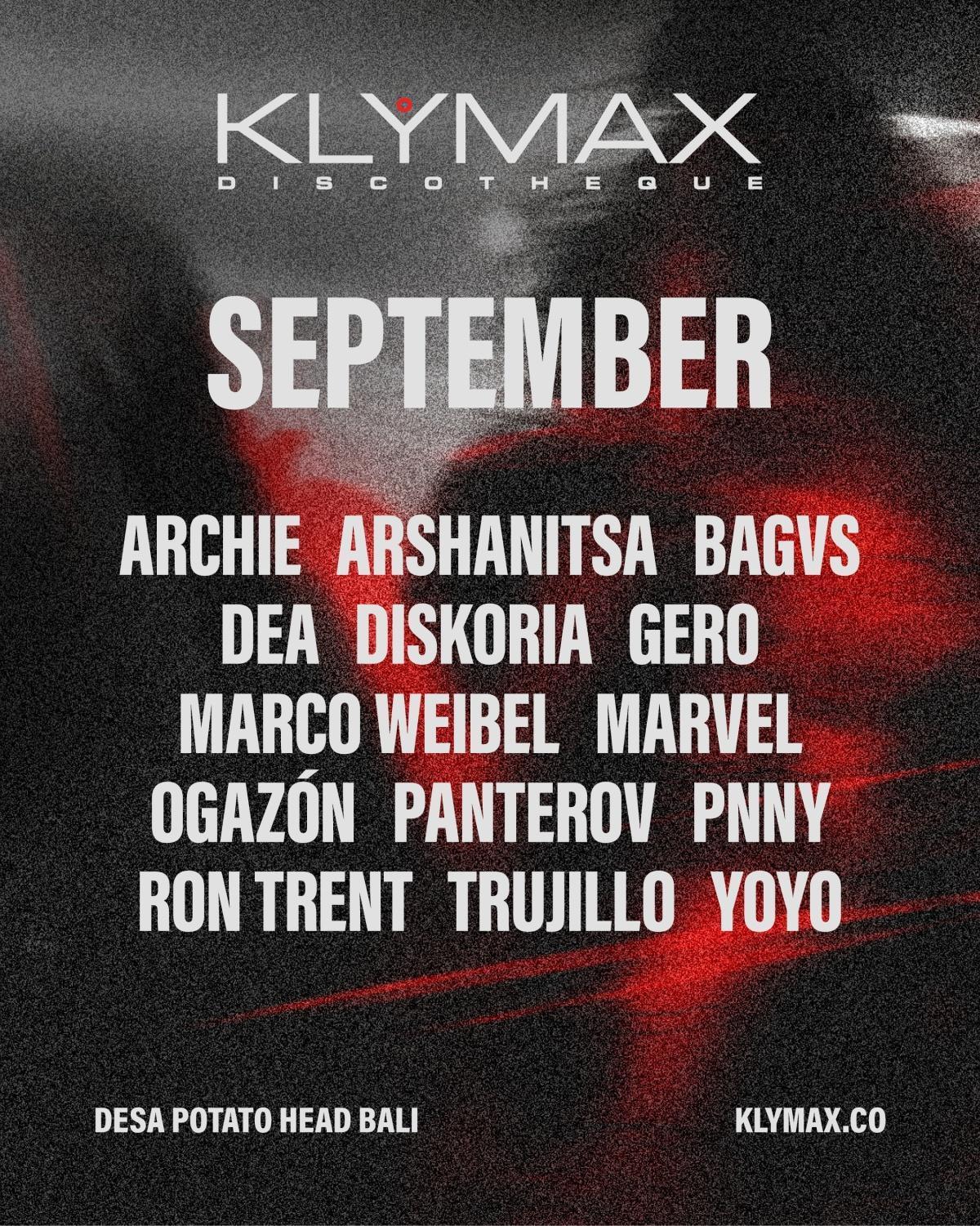 This Week September at Klymax