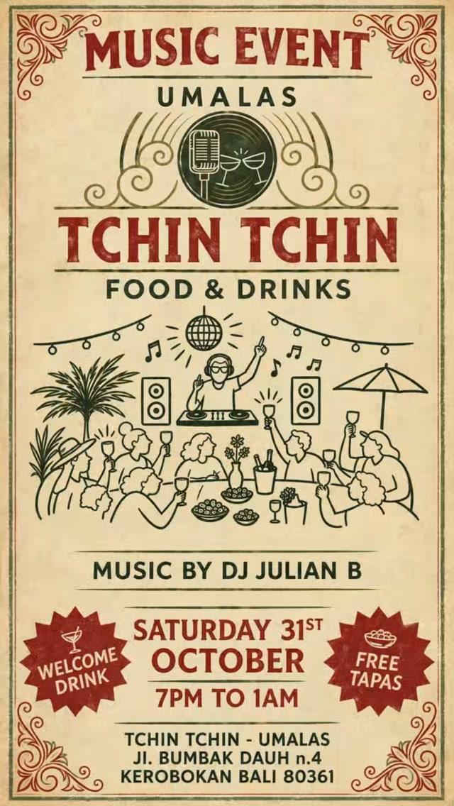 Music Event at Tchin Tchin Umalas