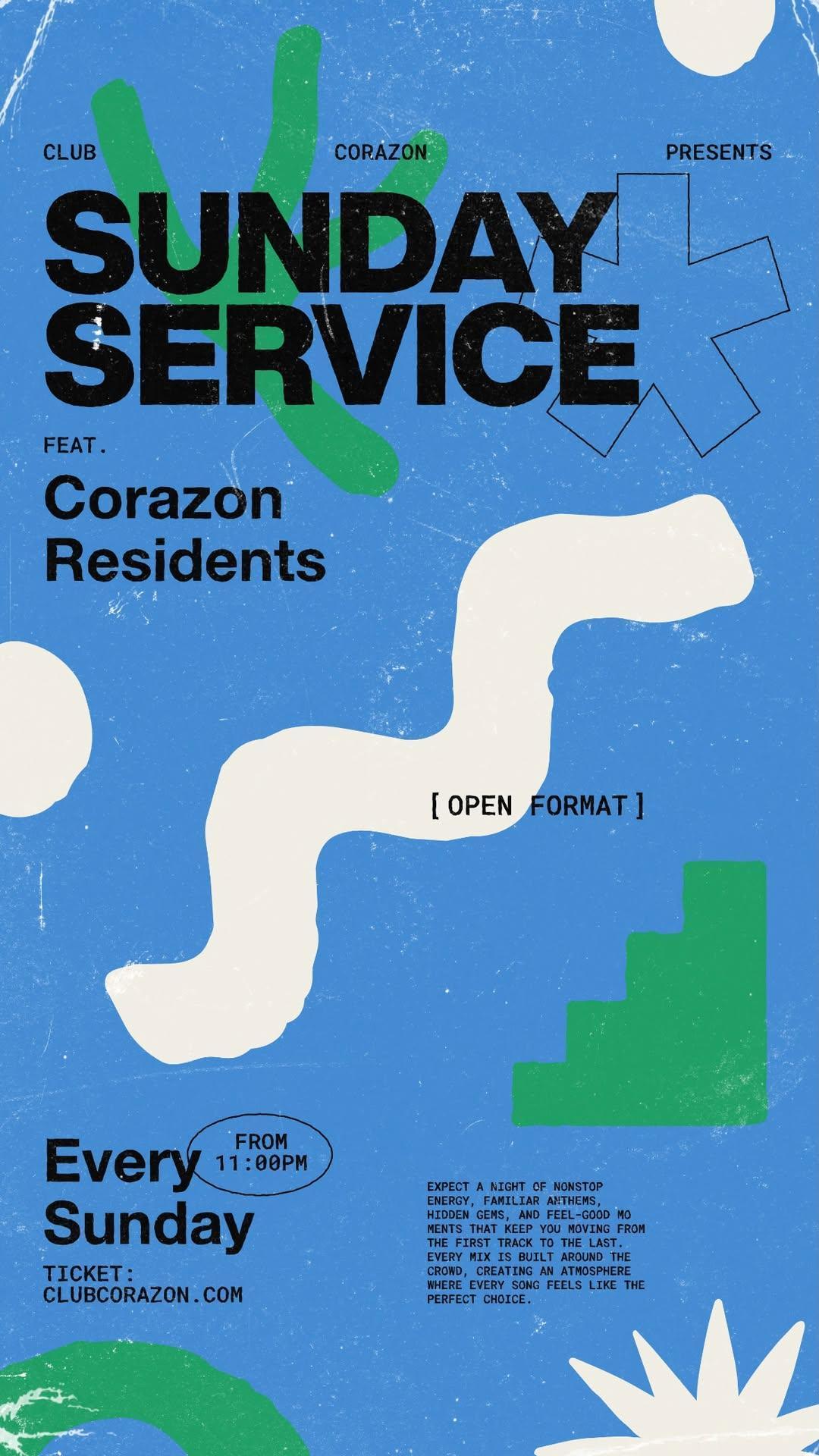 Sunday Service at Club Corazon Bali