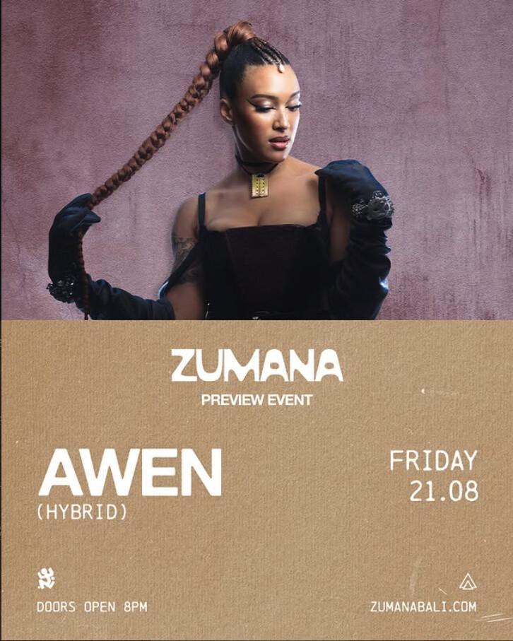 DJ Awen at Zumana Bali