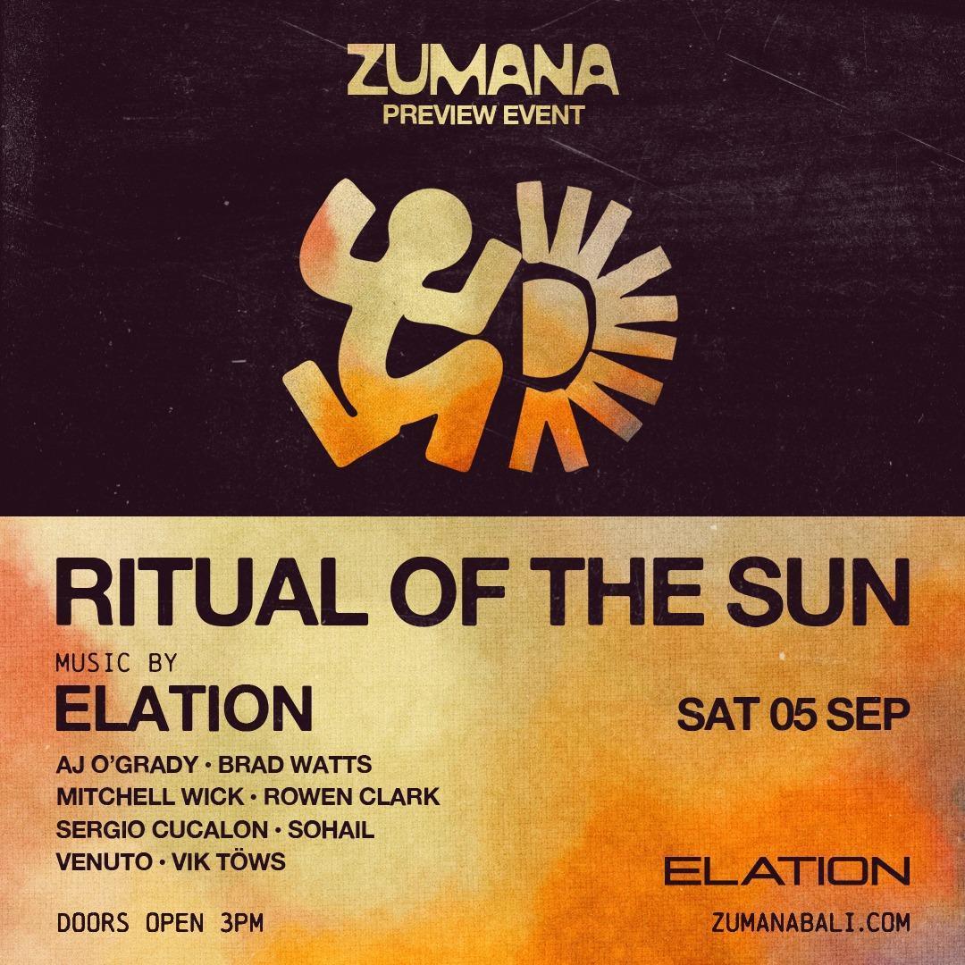 Ritual Of The Sun at Zumana Bali