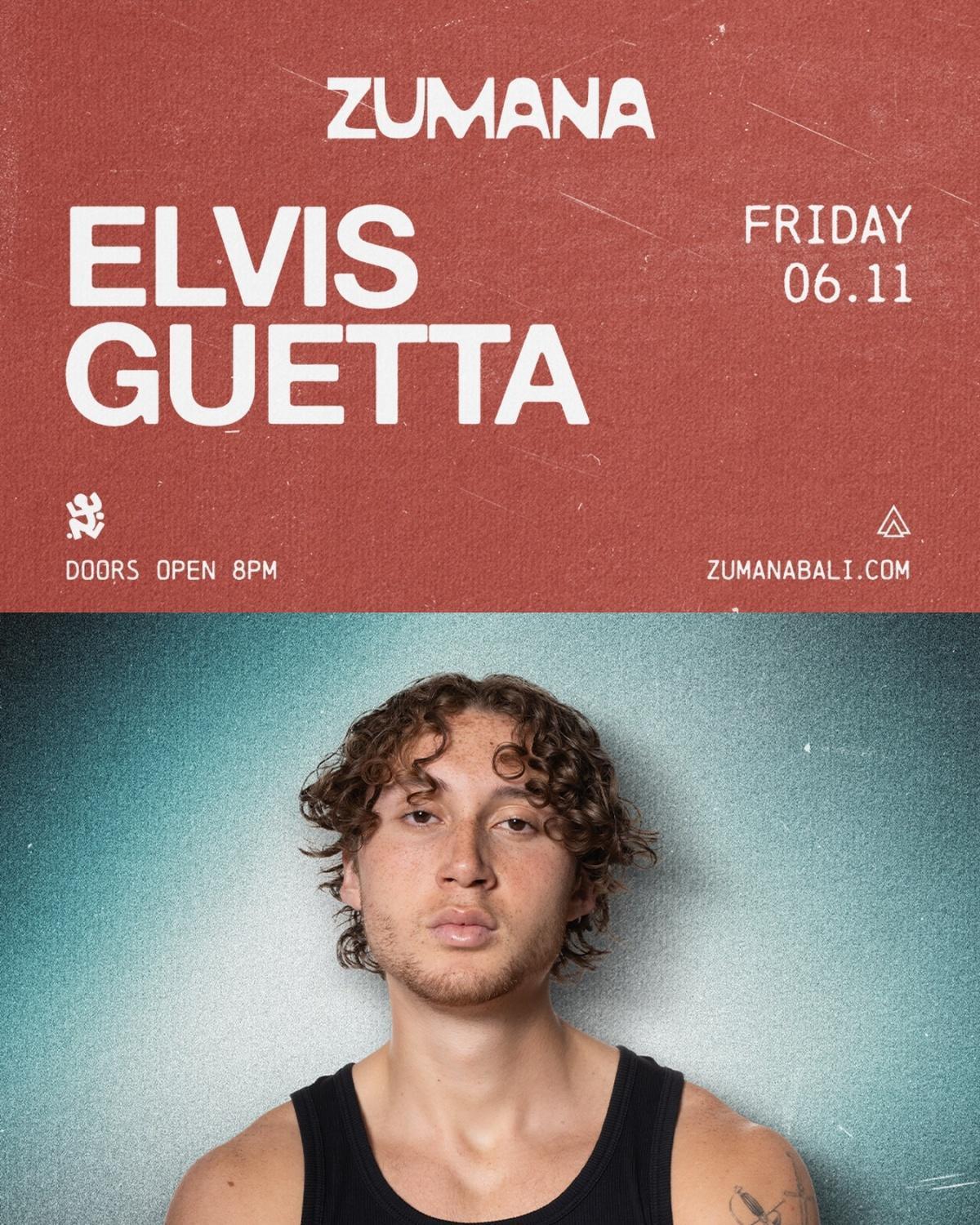 Elvis Guetta at Zumana Bali