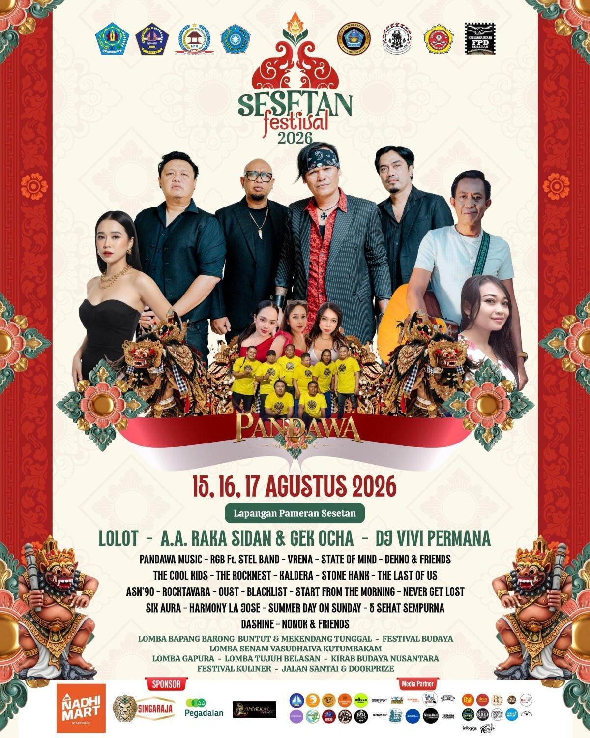 Sesetan Festival 2026 at Konser Bali Sesetan Festival 2026 at Konser Bali