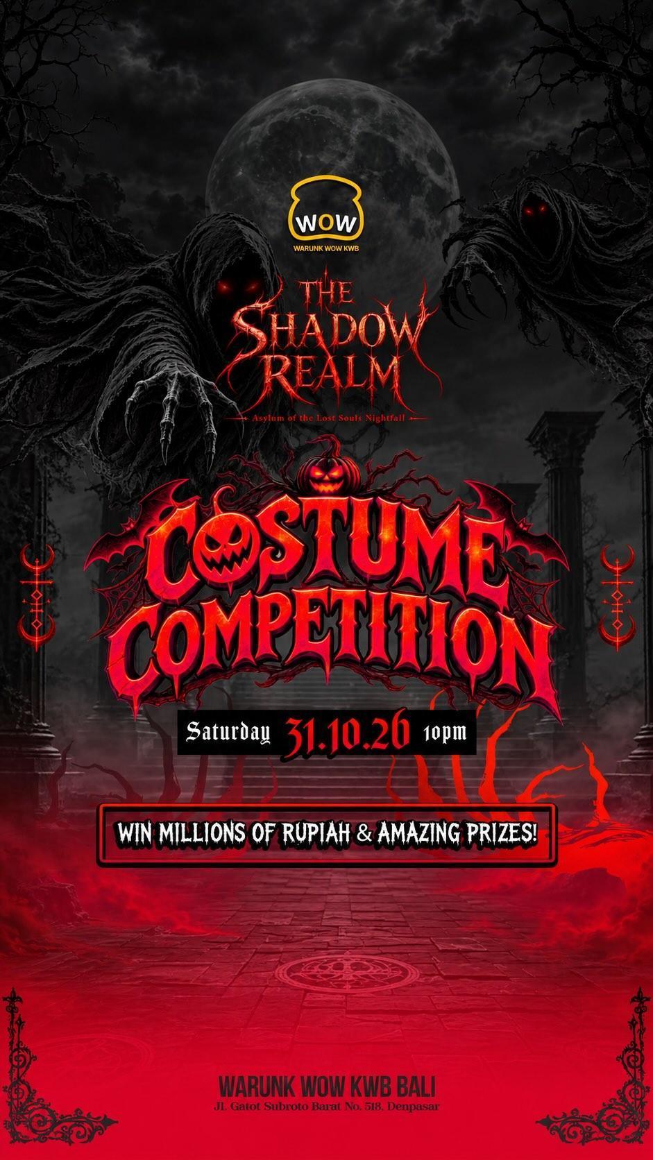Halloween Party - Costume Competition at Warunkwowkwb Bali Halloween Party - Costume Competition at Warunkwowkwb Bali