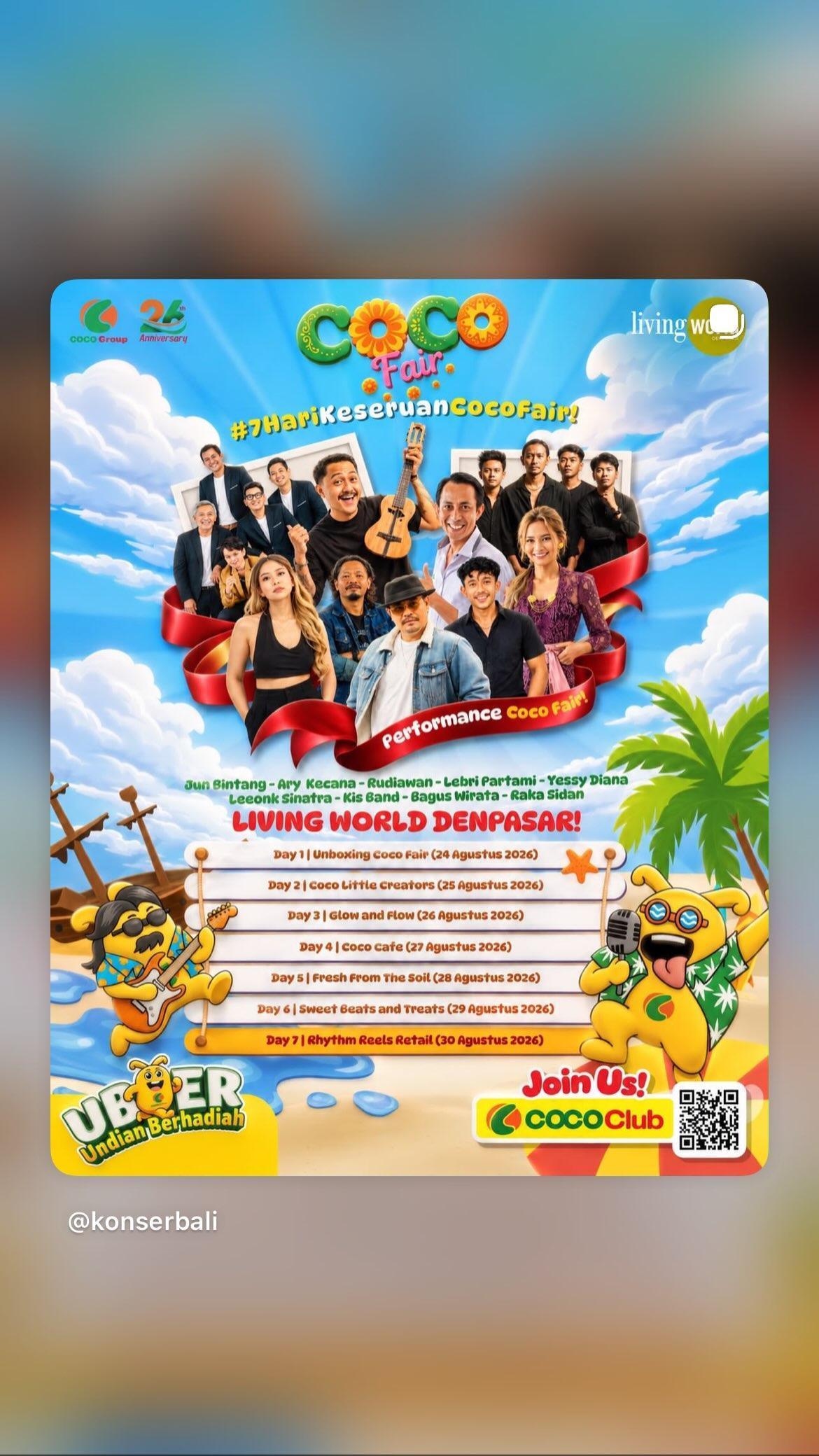 Coco Fair 2026 at Konser Bali Coco Fair 2026 at Konser Bali