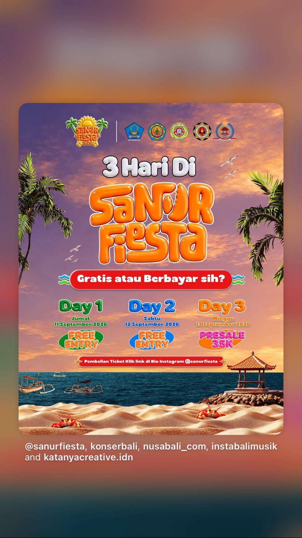 Sanur Fiesta at Konser Bali Sanur Fiesta at Konser Bali