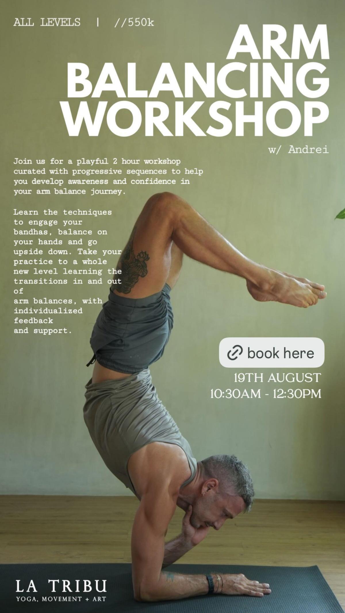 This Month Workshops at La Tribu Bali This Month Workshops at La Tribu Bali