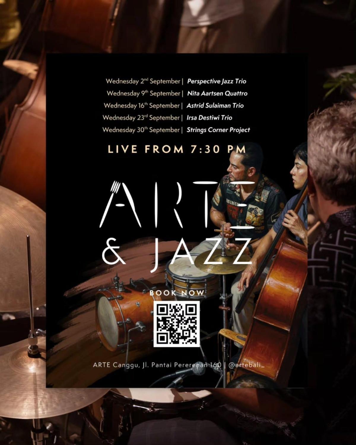 This Month at ARTE Canggu: ARTE & JAZZ This Month at ARTE Canggu: ARTE & JAZZ
