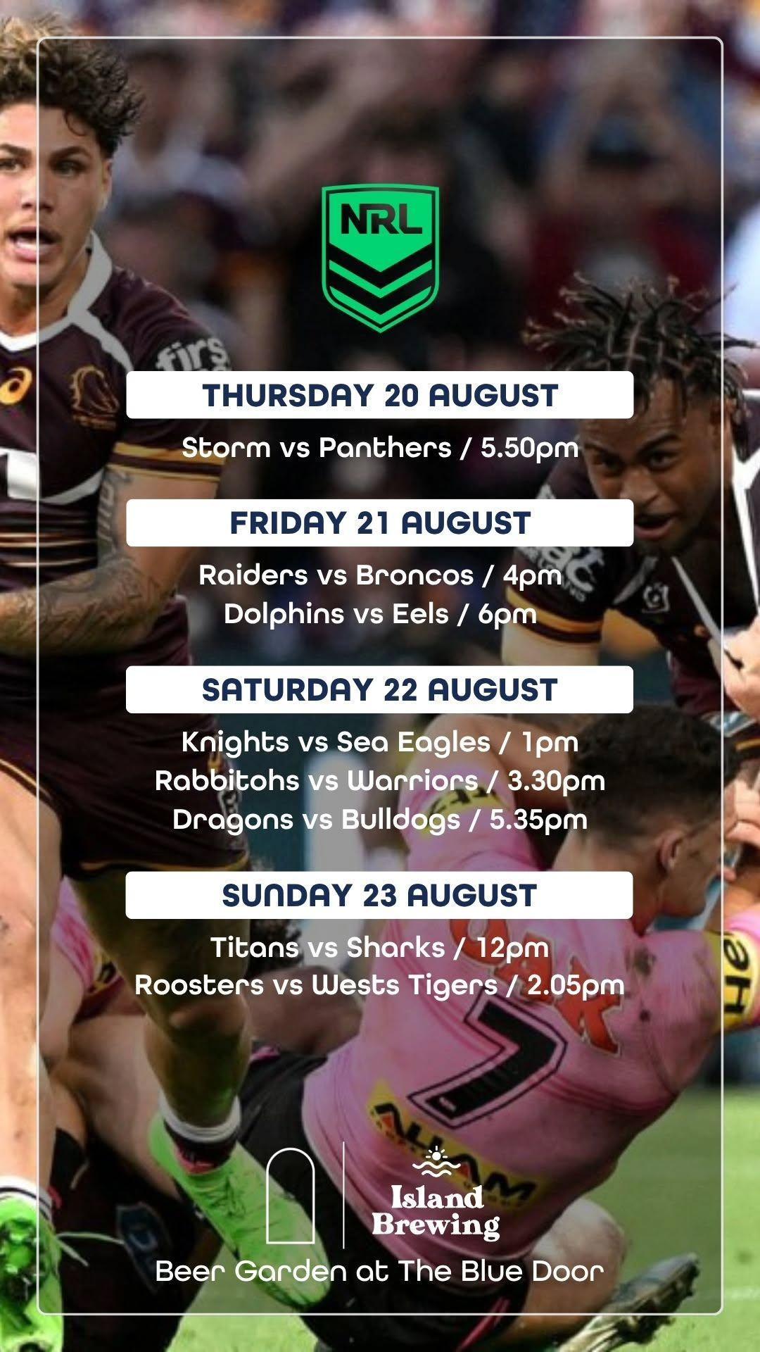 Live Music, Beers & AFL Matches at The Blue Door Beer Garden Live Music, Beers & AFL Matches at The Blue Door Beer Garden