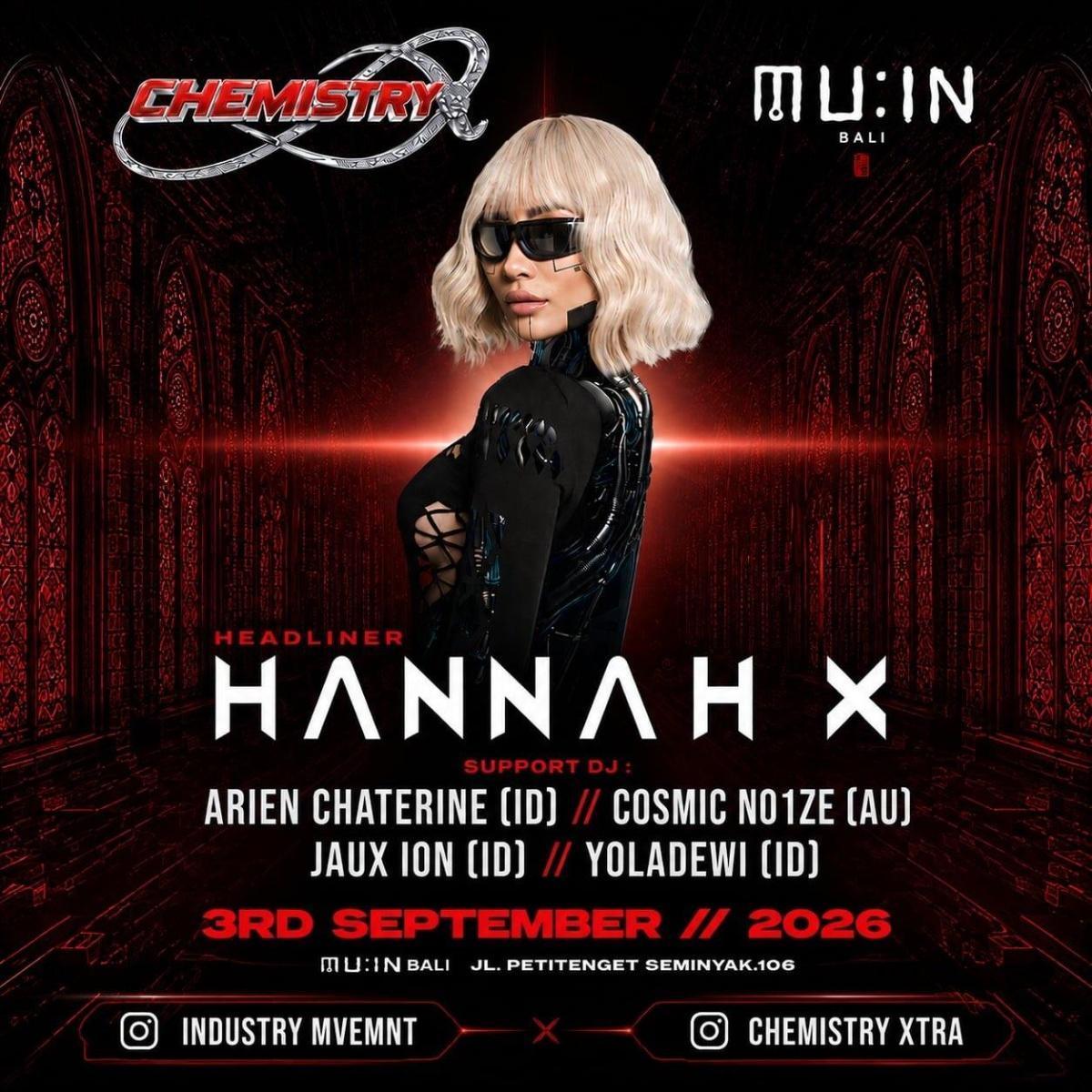Chemistry Xtra: Muin Bali Takeover at MU:IN Chemistry Xtra: Muin Bali Takeover at MU:IN