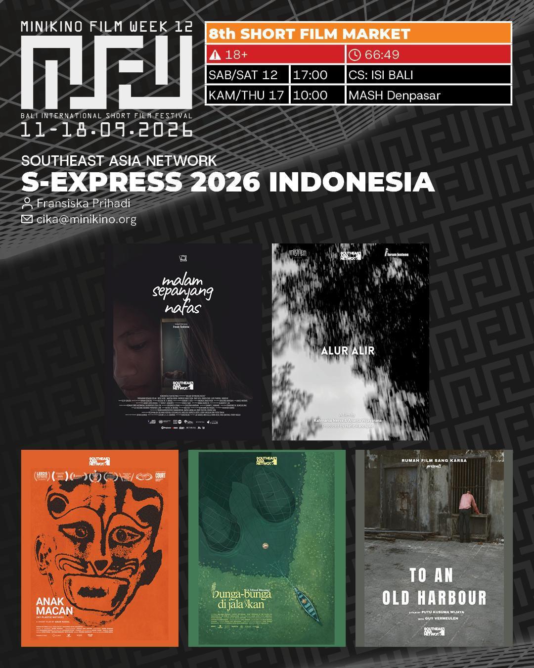 Minikino Film Week 12 at Mash Denpasar Minikino Film Week 12 at Mash Denpasar