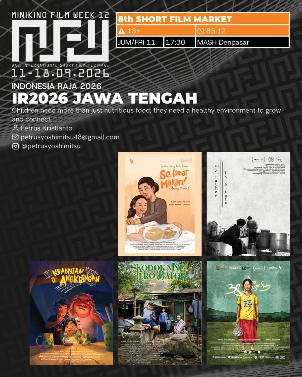 Minikino Film Week 12 at Mash Denpasar Minikino Film Week 12 at Mash Denpasar