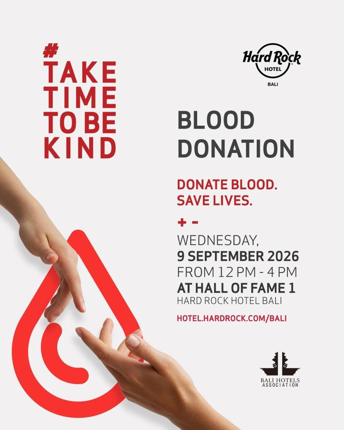 Blood Drive at Hard Rock Bali Hotel Blood Drive at Hard Rock Bali Hotel