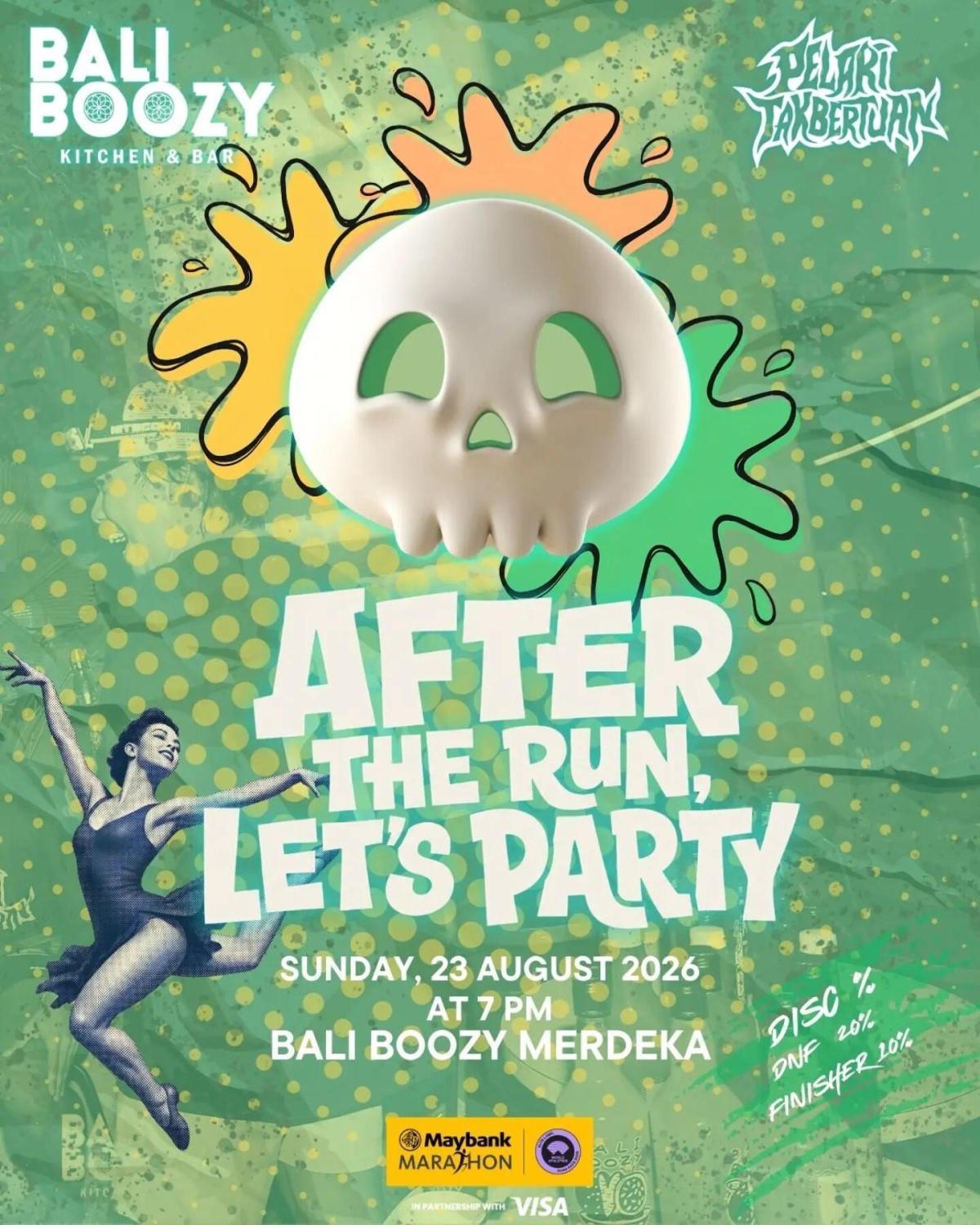 After The Run Party at Bali Boozy After The Run Party at Bali Boozy