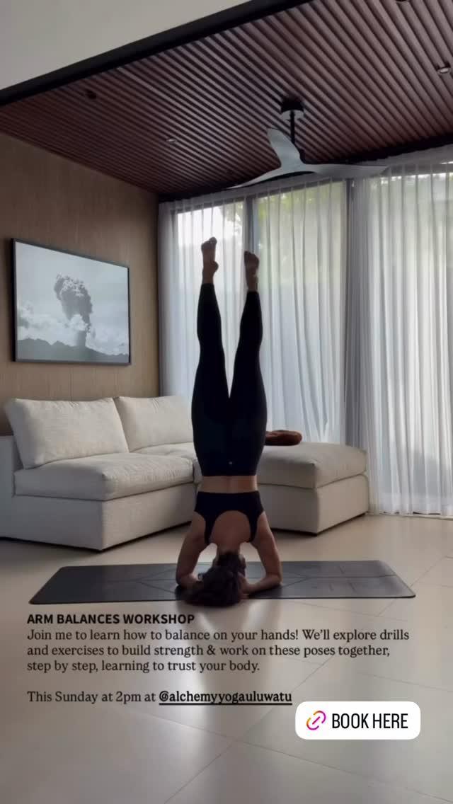 Arm Balances Workshop at Alchemy Uluwatu Arm Balances Workshop at Alchemy Uluwatu