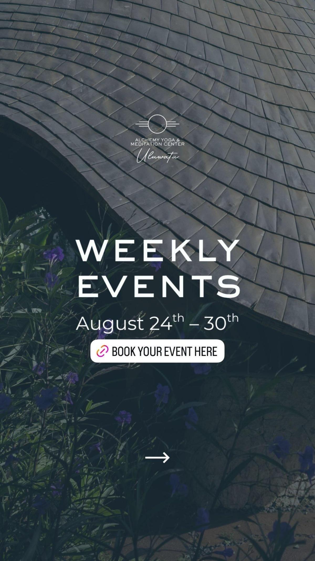 This Week at Alchemy Uluwatu This Week at Alchemy Uluwatu