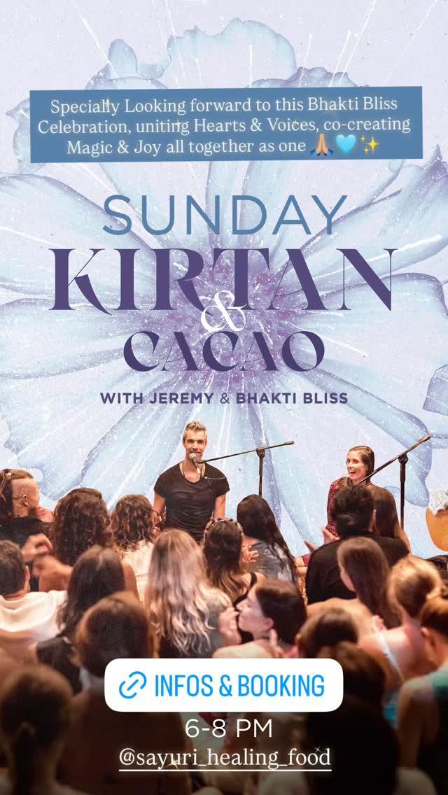 Sunday Kirtan & Cacao at Sayuri Ubud Sunday Kirtan & Cacao at Sayuri Ubud