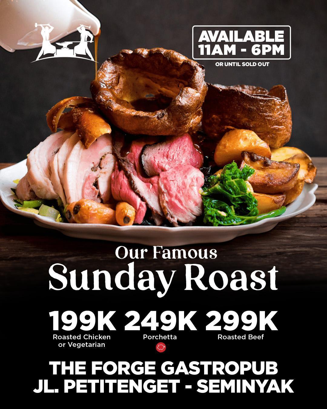 Sunday Roast at The Forge Sunday Roast at The Forge