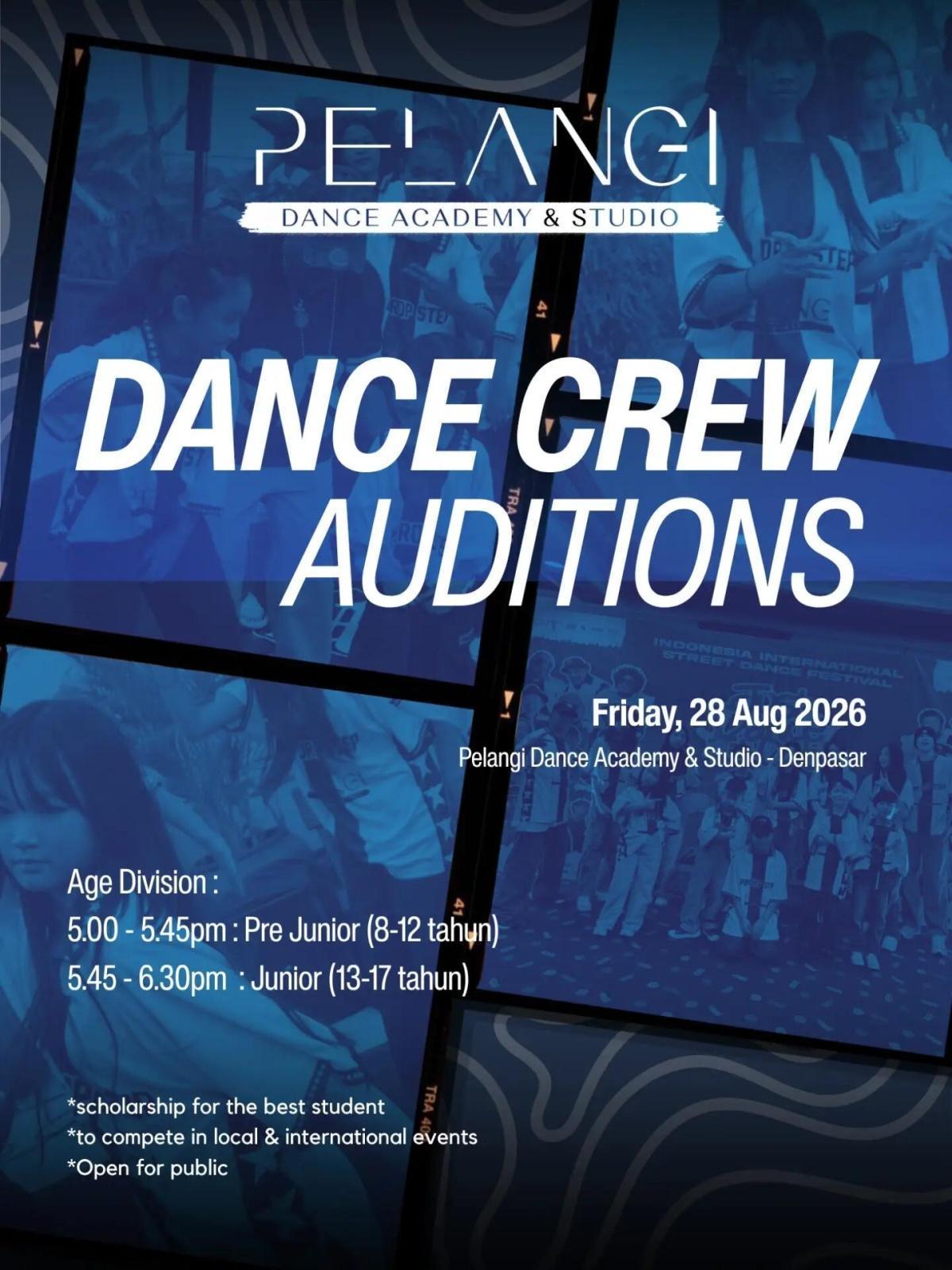 Dance Crew Auditions 2026 at Rumah Tanjung Bungkak Dance Crew Auditions 2026 at Rumah Tanjung Bungkak