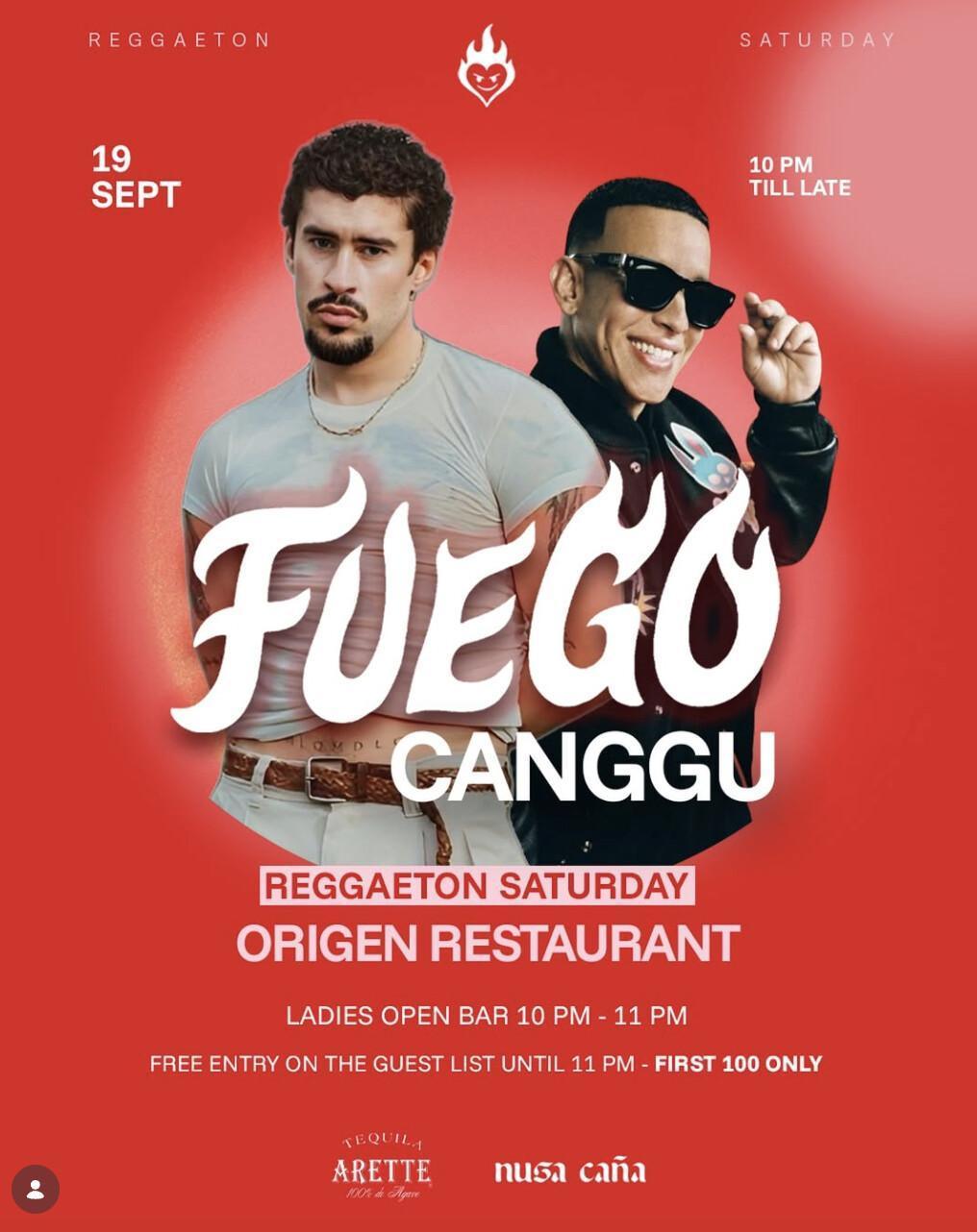 FUEGO - Reggaeton & Good Vibes All Night Long at Casa Mezcal