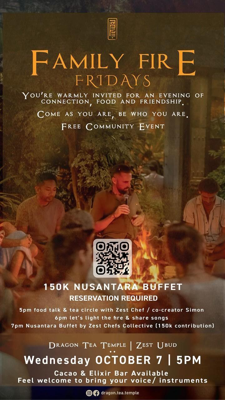 Family Fire Fridays at Dragon Tea Temple Family Fire Fridays at Dragon Tea Temple