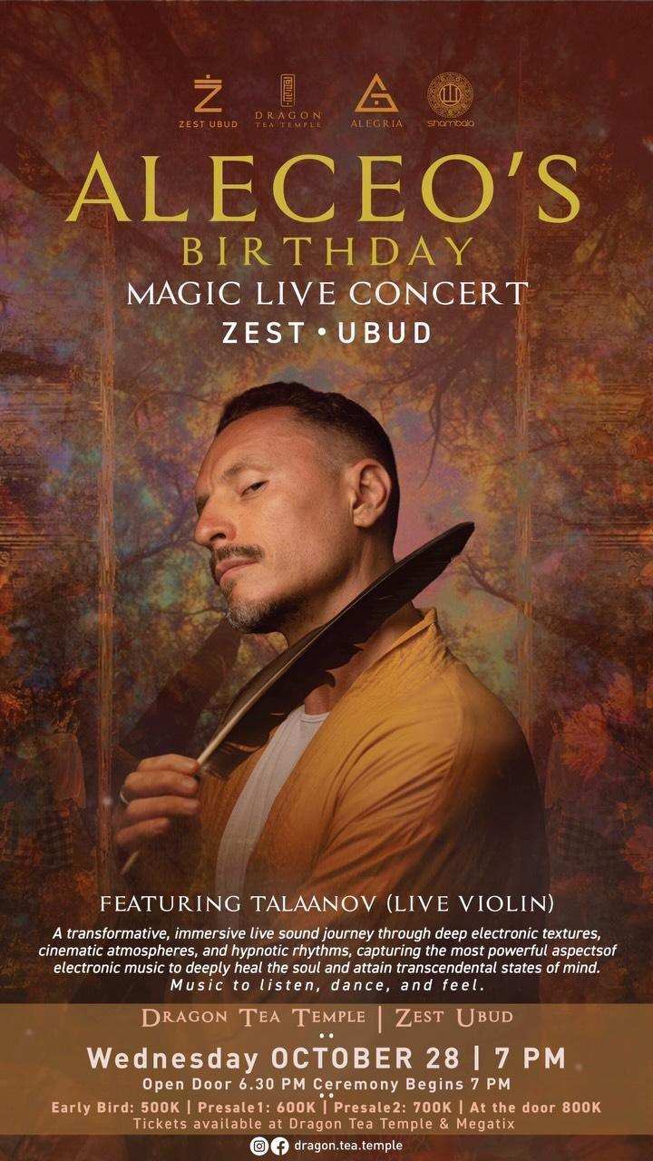 Aleceo's Birthday Magic Live Concert feat. Talaanov (Live Violin) at Dragon Tea Temple Aleceo's Birthday Magic Live Concert feat. Talaanov (Live Violin) at Dragon Tea Temple