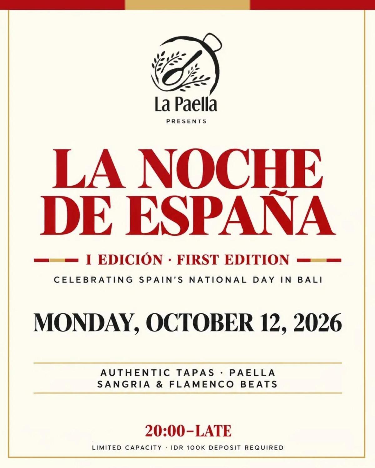 La Noche de España at La Paella Bali La Noche de España at La Paella Bali