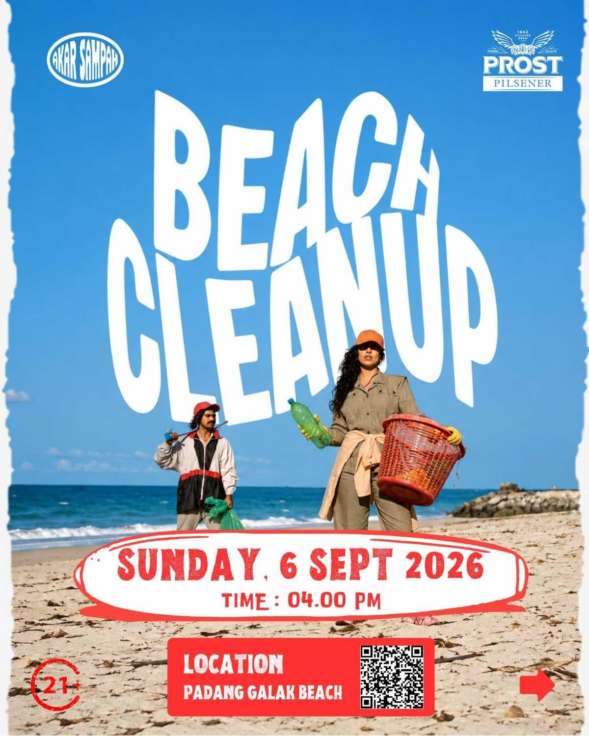 Beach Cleanup at Padang Galak Beach