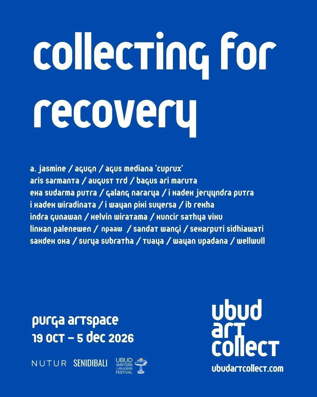 Collecting for Recovery at Purga Artspace Collecting for Recovery at Purga Artspace
