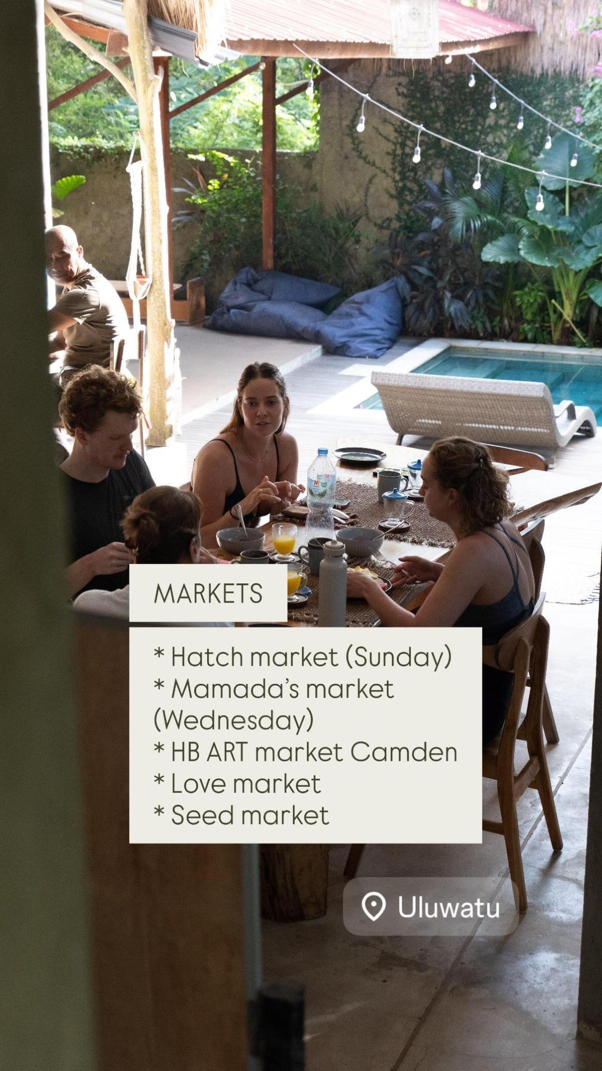 Markets at Uluwatu at Surf n Yoga Retreats Markets at Uluwatu at Surf n Yoga Retreats