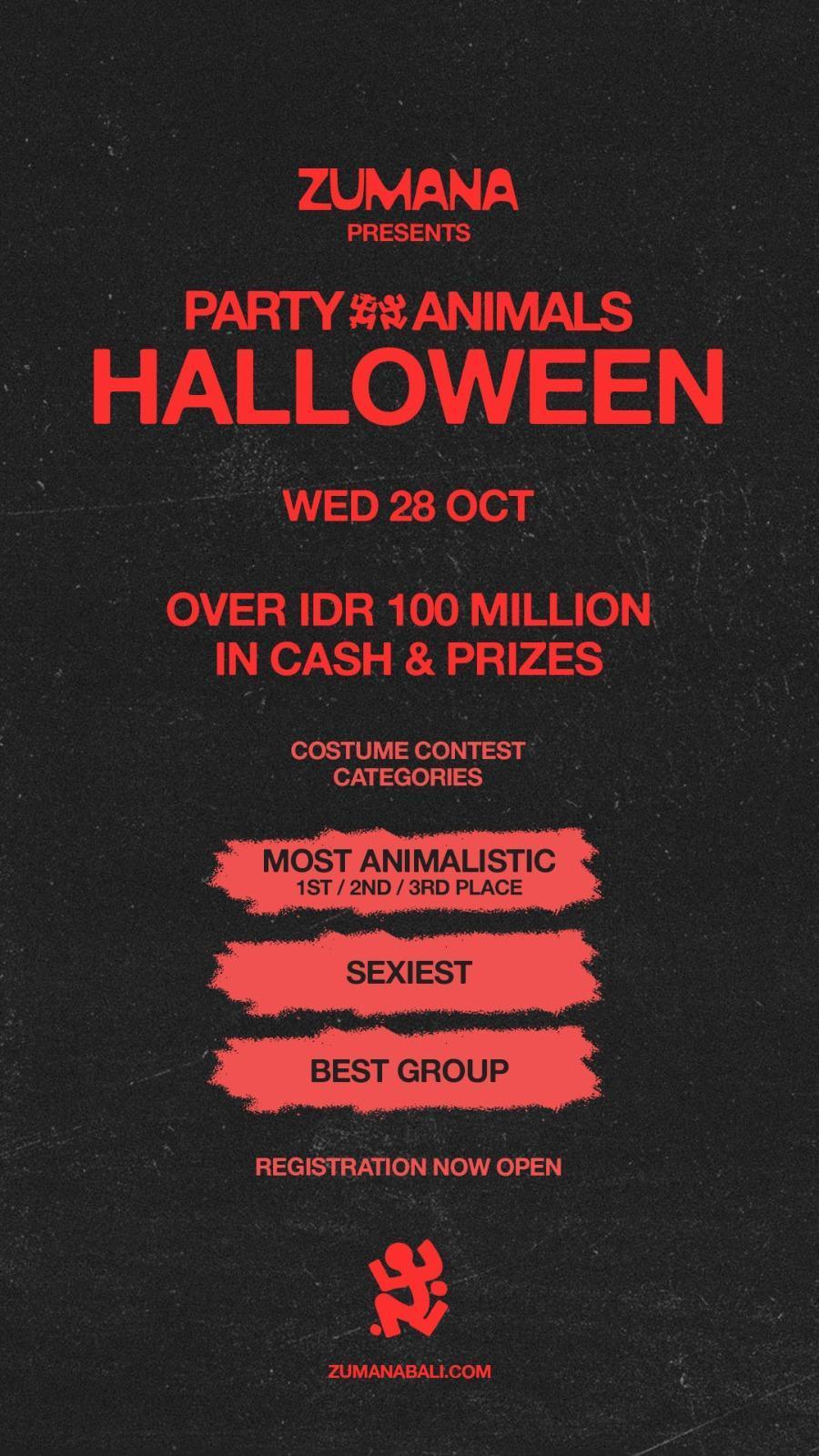 Halloween at Zumana Bali