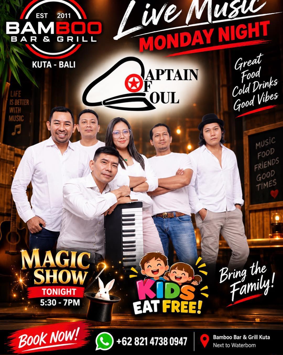 Magic Show for Kids at Bamboo Bar & Grill at Bamboo Bar & Grill Kuta Magic Show for Kids at Bamboo Bar & Grill at Bamboo Bar & Grill Kuta