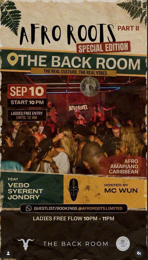 Thursday at The Back Room