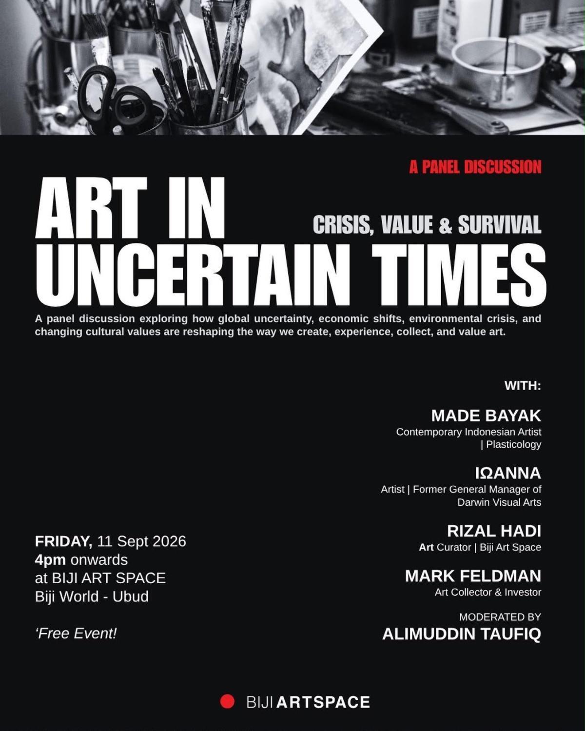 Art in Uncertain Times: Crisis, Value & Survival at Biji World Art in Uncertain Times: Crisis, Value & Survival at Biji World