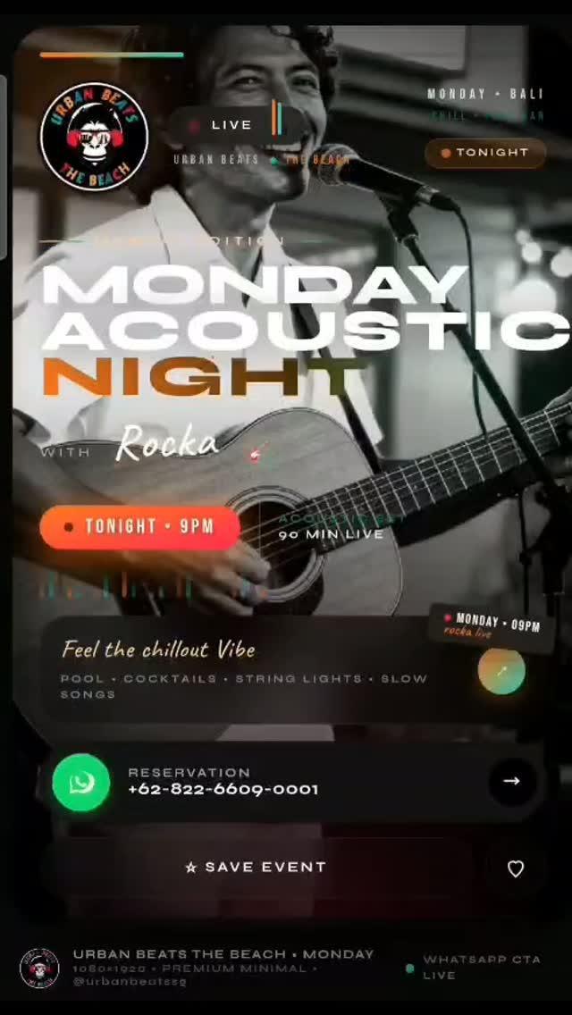 Uluwatu Live Acoustic Monday Chill @ Urban Beats SG Uluwatu Live Acoustic Monday Chill @ Urban Beats SG