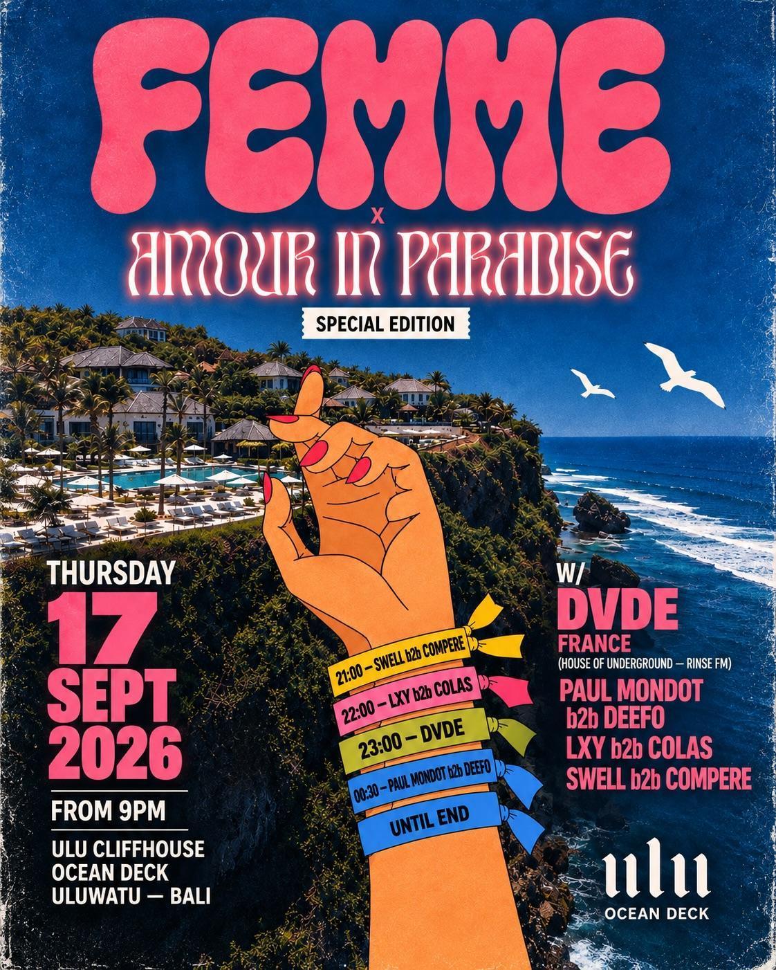 Amour in Paradise at Ulu Cliffhouse Amour in Paradise at Ulu Cliffhouse