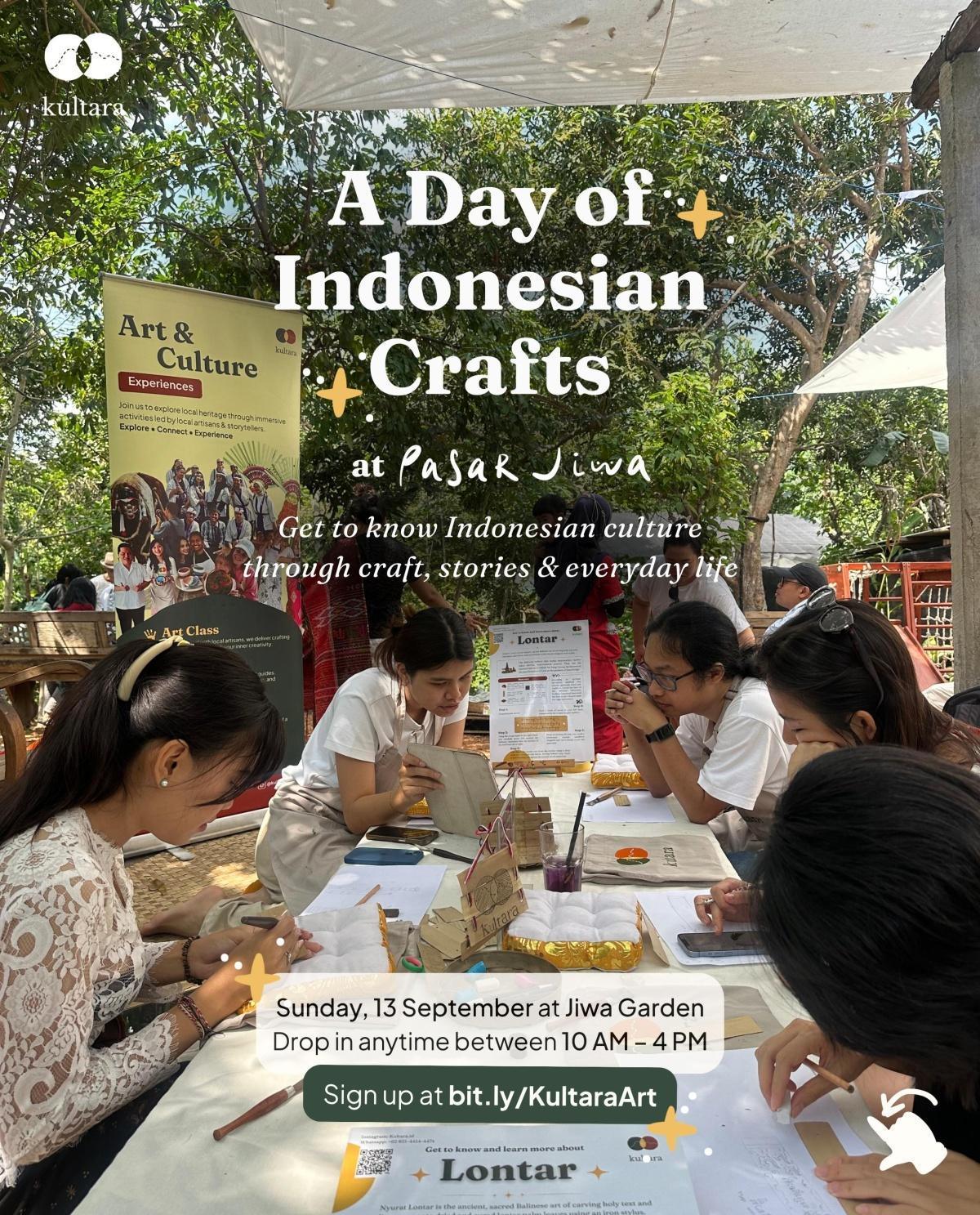 A Day of Indonesian Crafts at Jiwa Garden A Day of Indonesian Crafts at Jiwa Garden