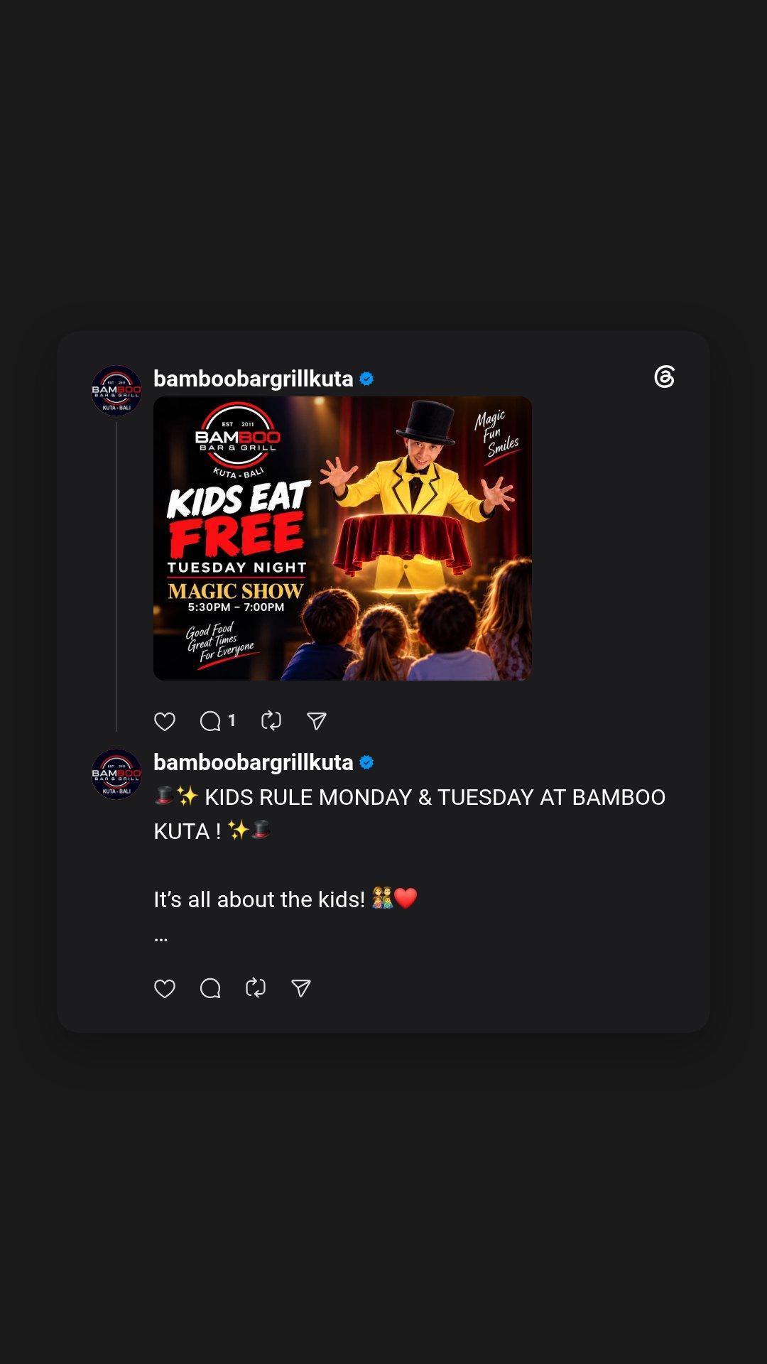 Canopy Band Live at Bamboo Kuta - Tuesday Night at Bamboo Bar & Grill Kuta Canopy Band Live at Bamboo Kuta - Tuesday Night at Bamboo Bar & Grill Kuta