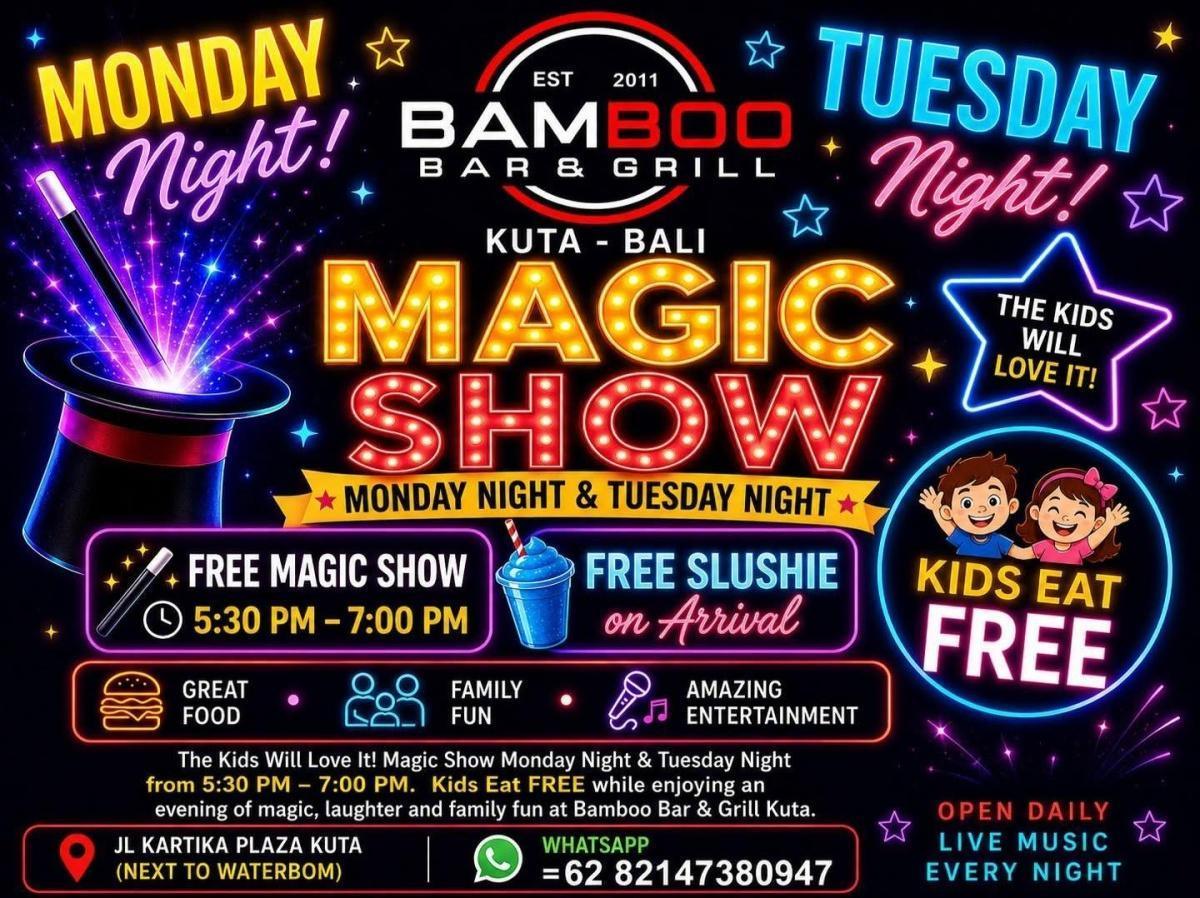 Canopy Band Live at Bamboo Kuta - Tuesday Night at Bamboo Bar & Grill Kuta Canopy Band Live at Bamboo Kuta - Tuesday Night at Bamboo Bar & Grill Kuta