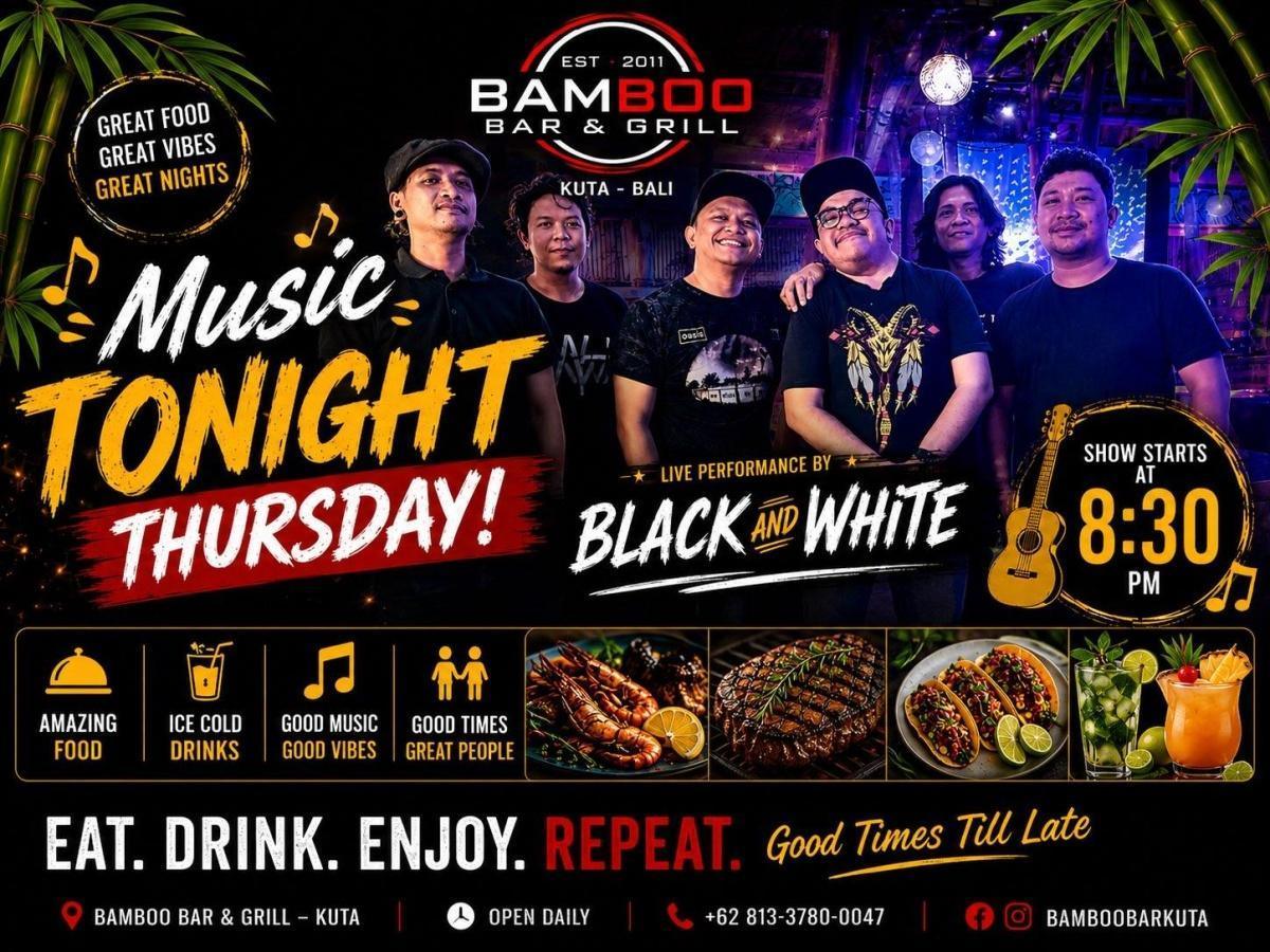 Black & White Band - Live at Bamboo Bar & Grill Kuta Black & White Band - Live at Bamboo Bar & Grill Kuta