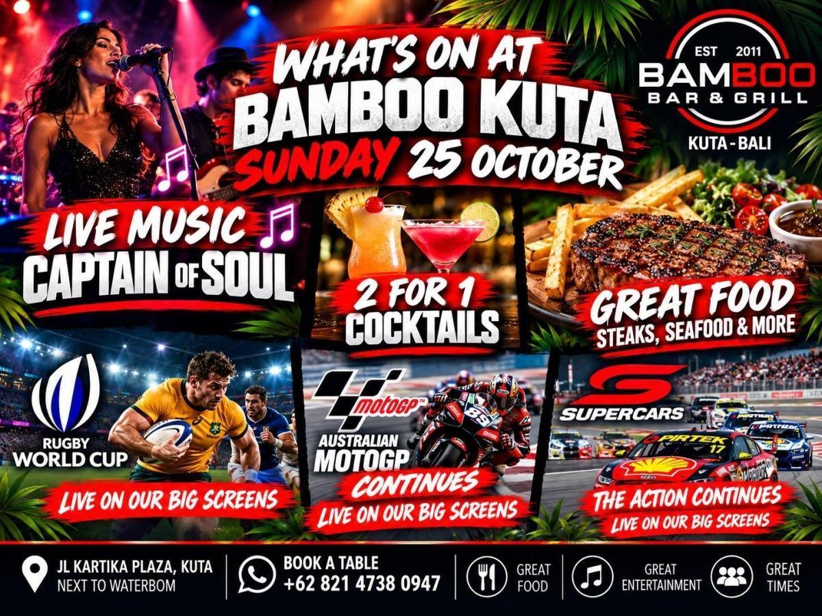 Captain of Soul at Bamboo Bar & Grill Kuta Captain of Soul at Bamboo Bar & Grill Kuta