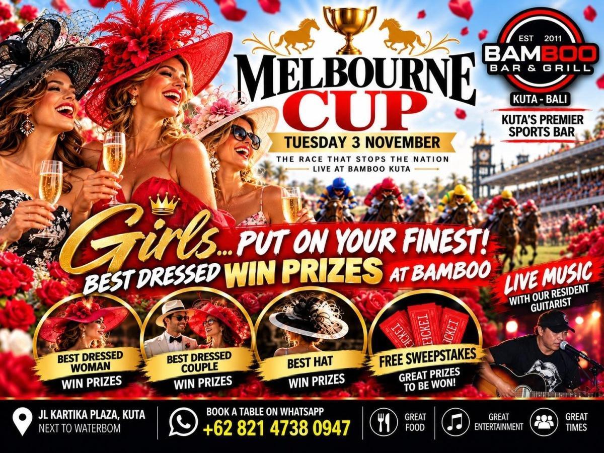 Melbourne Cup at Bamboo Kuta at Bamboo Bar & Grill Kuta Melbourne Cup at Bamboo Kuta at Bamboo Bar & Grill Kuta