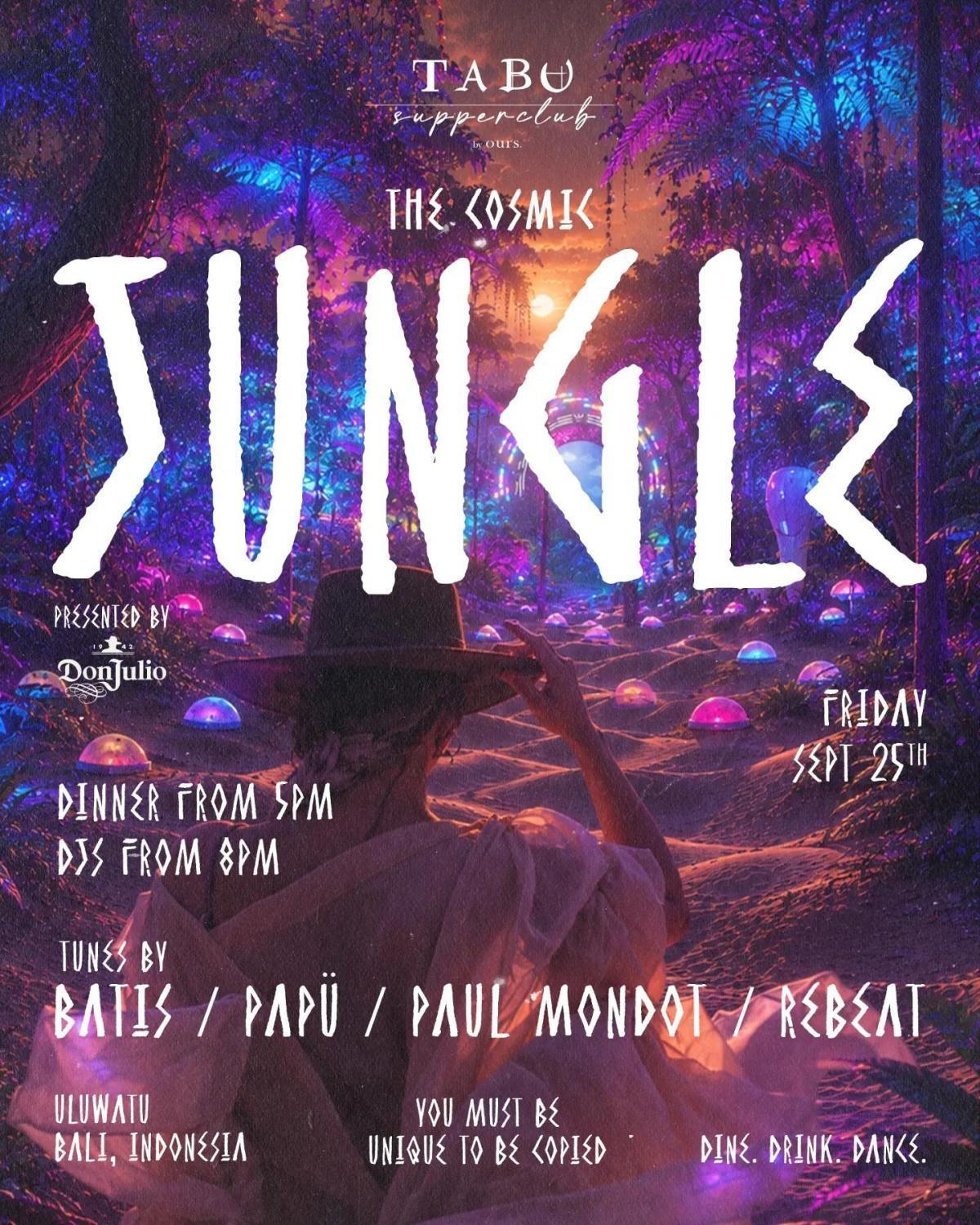 Cosmic Jungle at Tabu Bali Cosmic Jungle at Tabu Bali