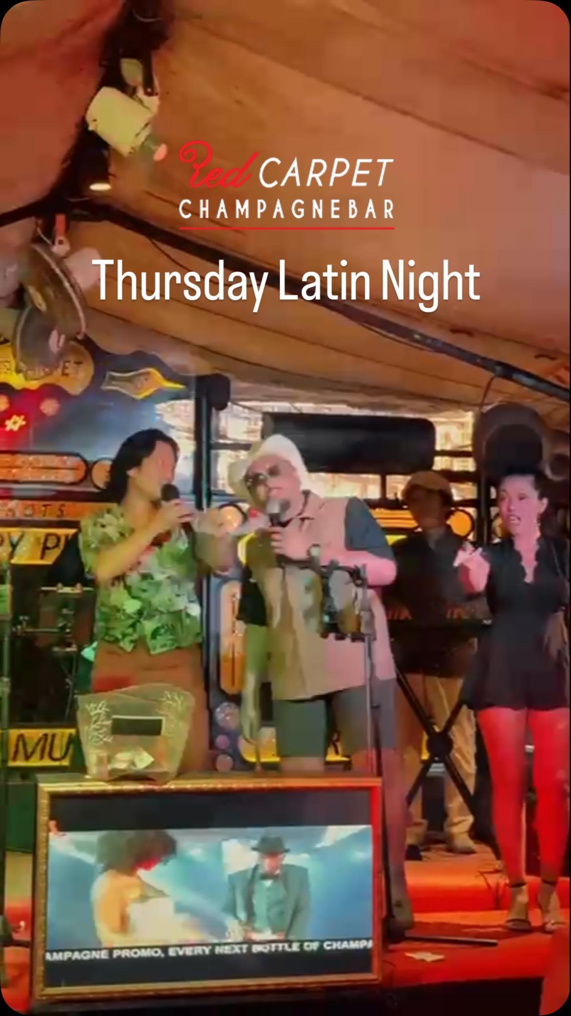 Thursday Latin Night at Red Carpet Champagne Bar Thursday Latin Night at Red Carpet Champagne Bar