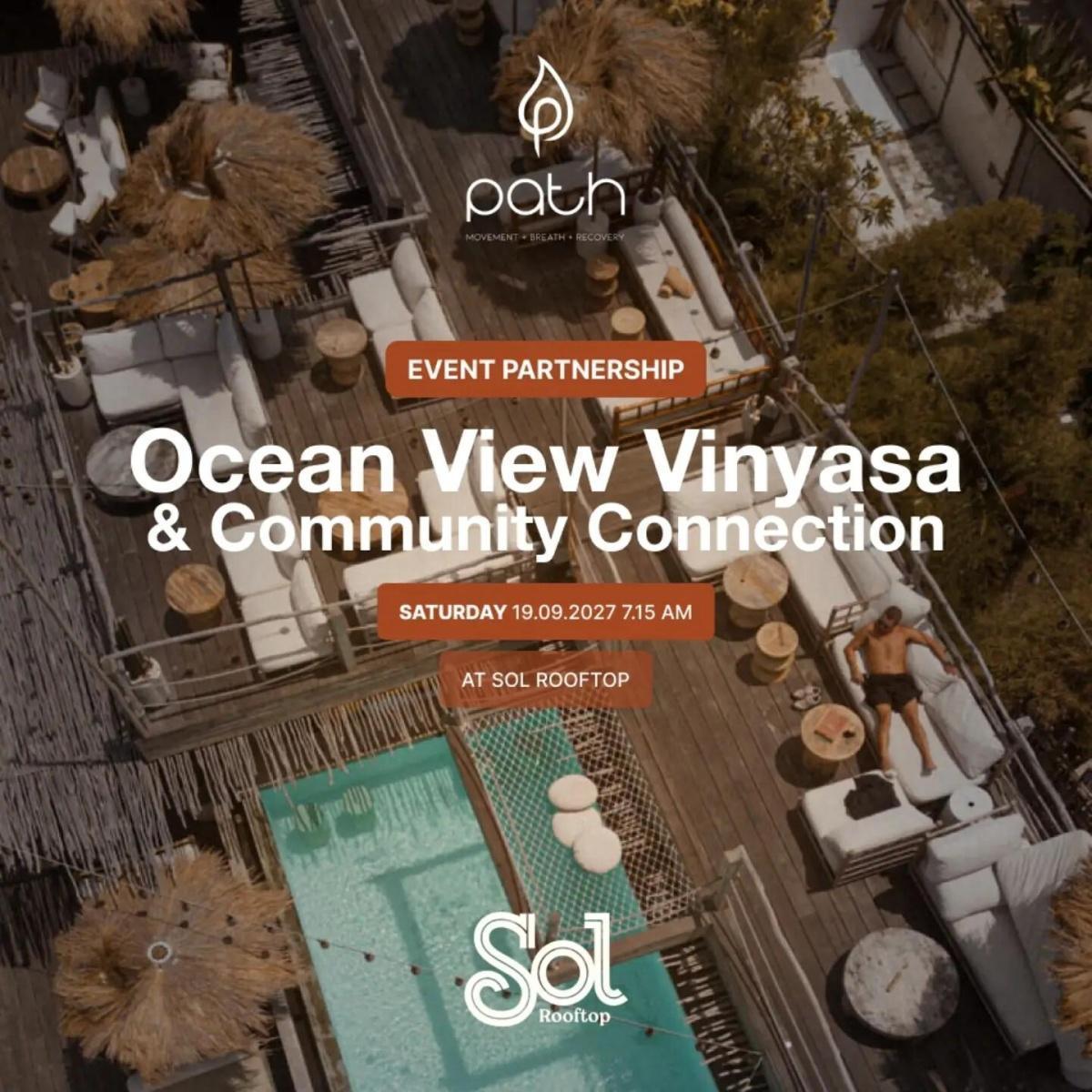 Ocean-View Vinyasa & Community Connection at Sol Rooftop Bali Ocean-View Vinyasa & Community Connection at Sol Rooftop Bali