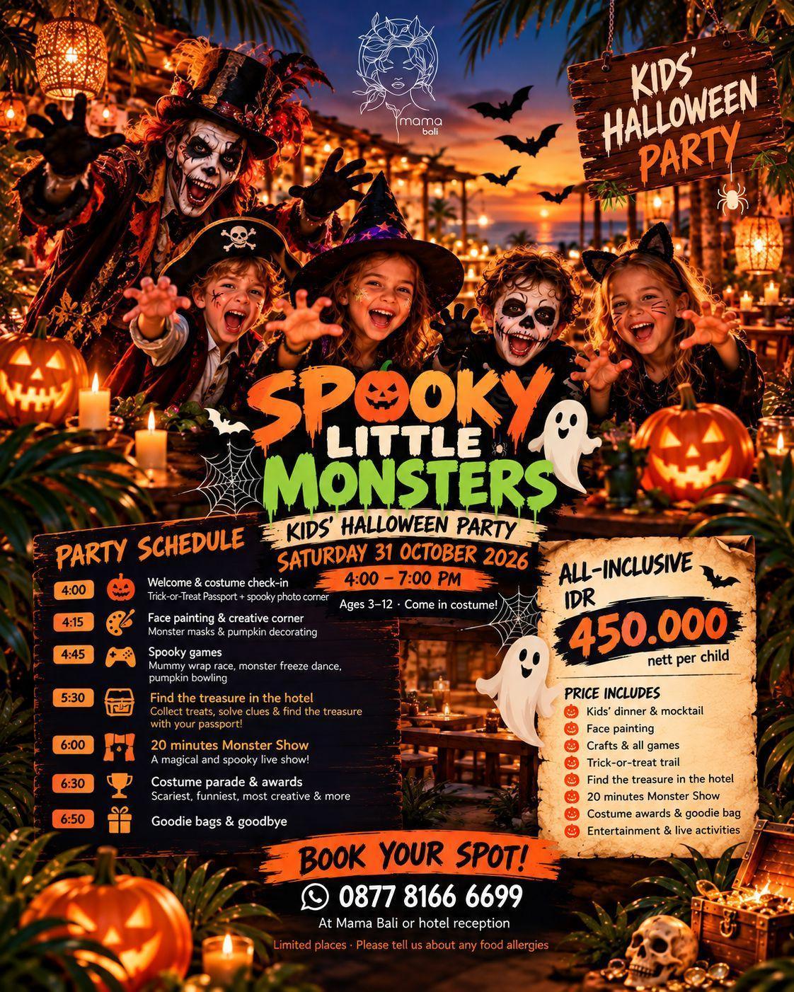 Kids Halloween at Mama Bali Kids Halloween at Mama Bali