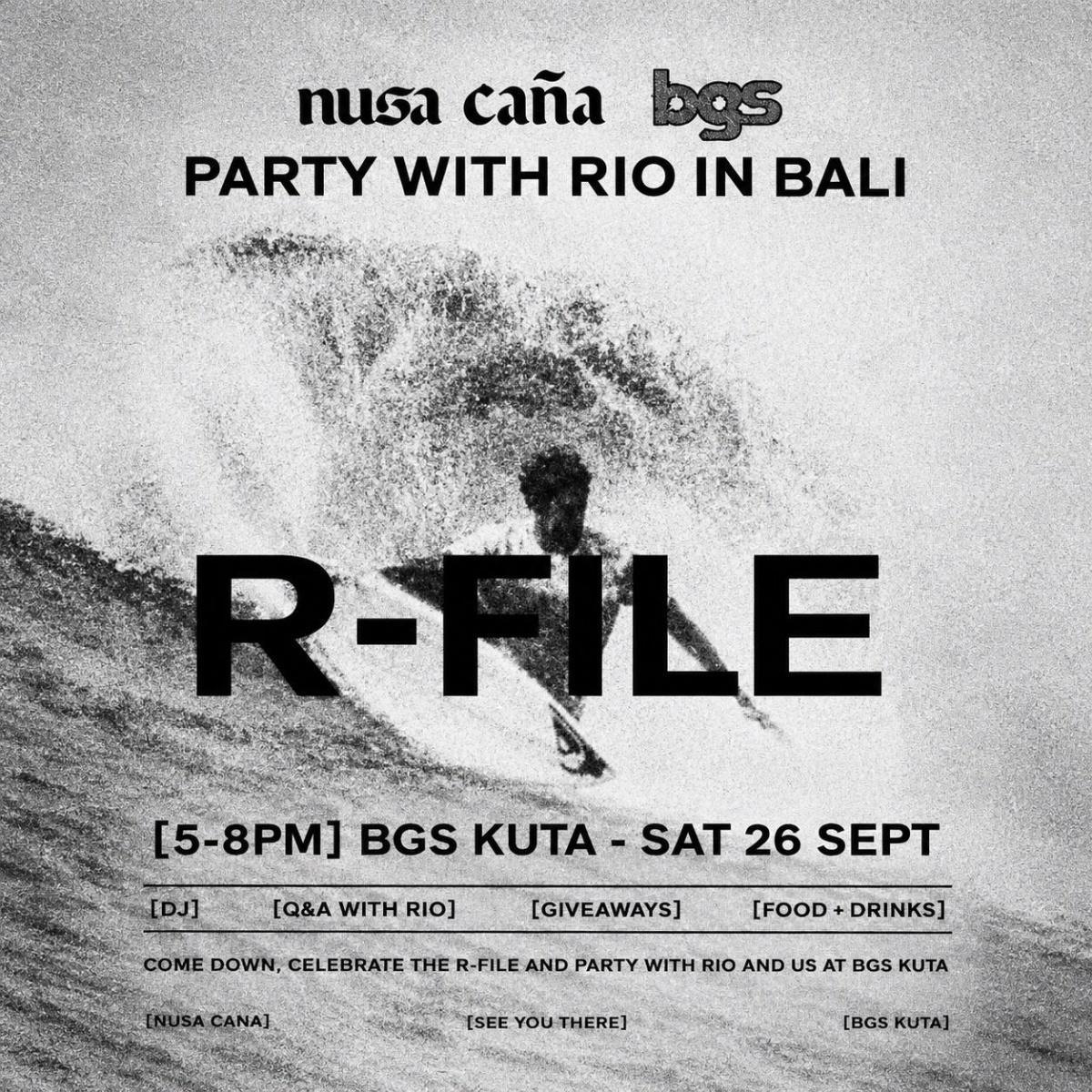 R-FILE Party with Rio at BGS Bali R-FILE Party with Rio at BGS Bali