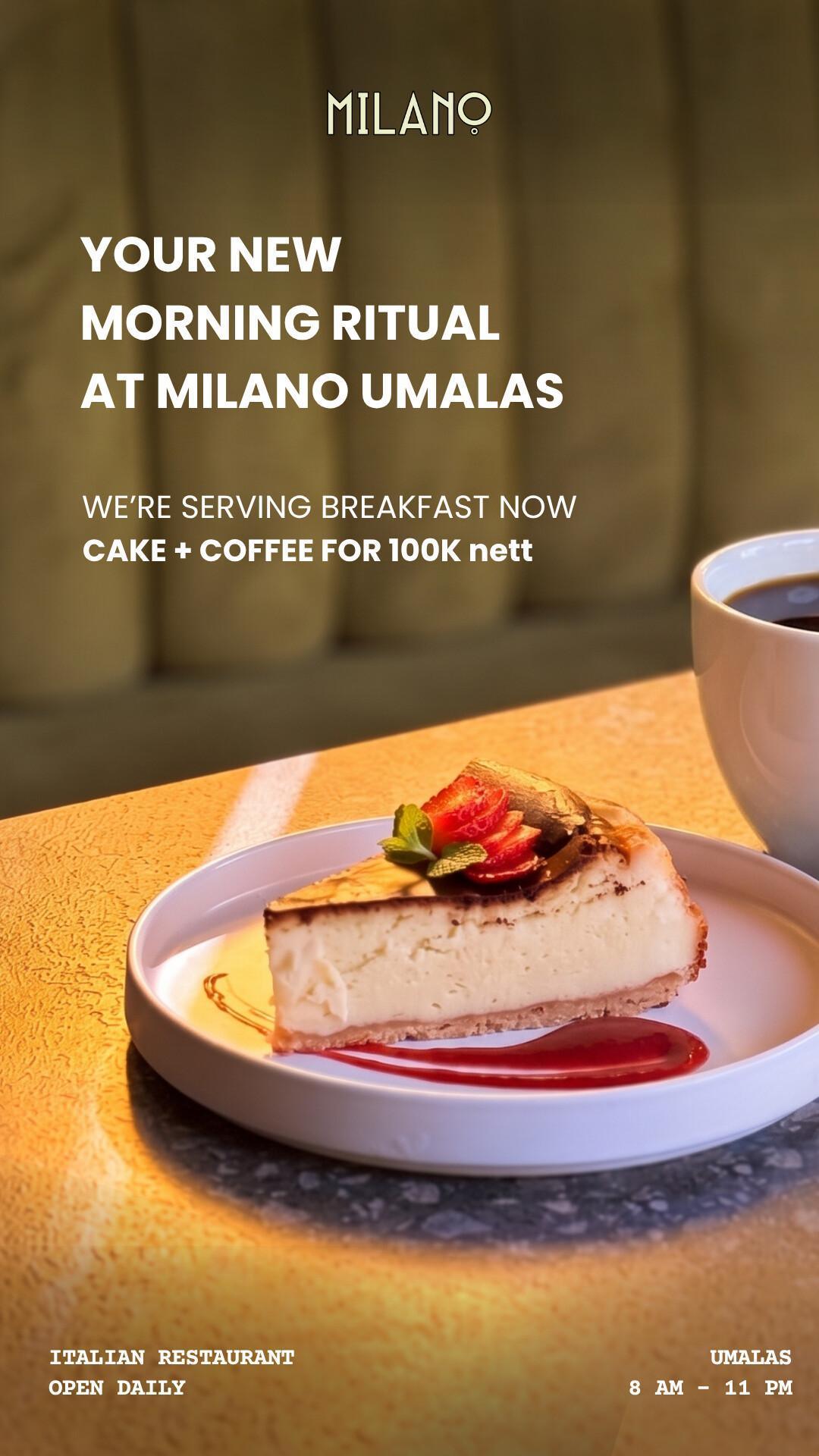 Breakfast at Milano Umalas 