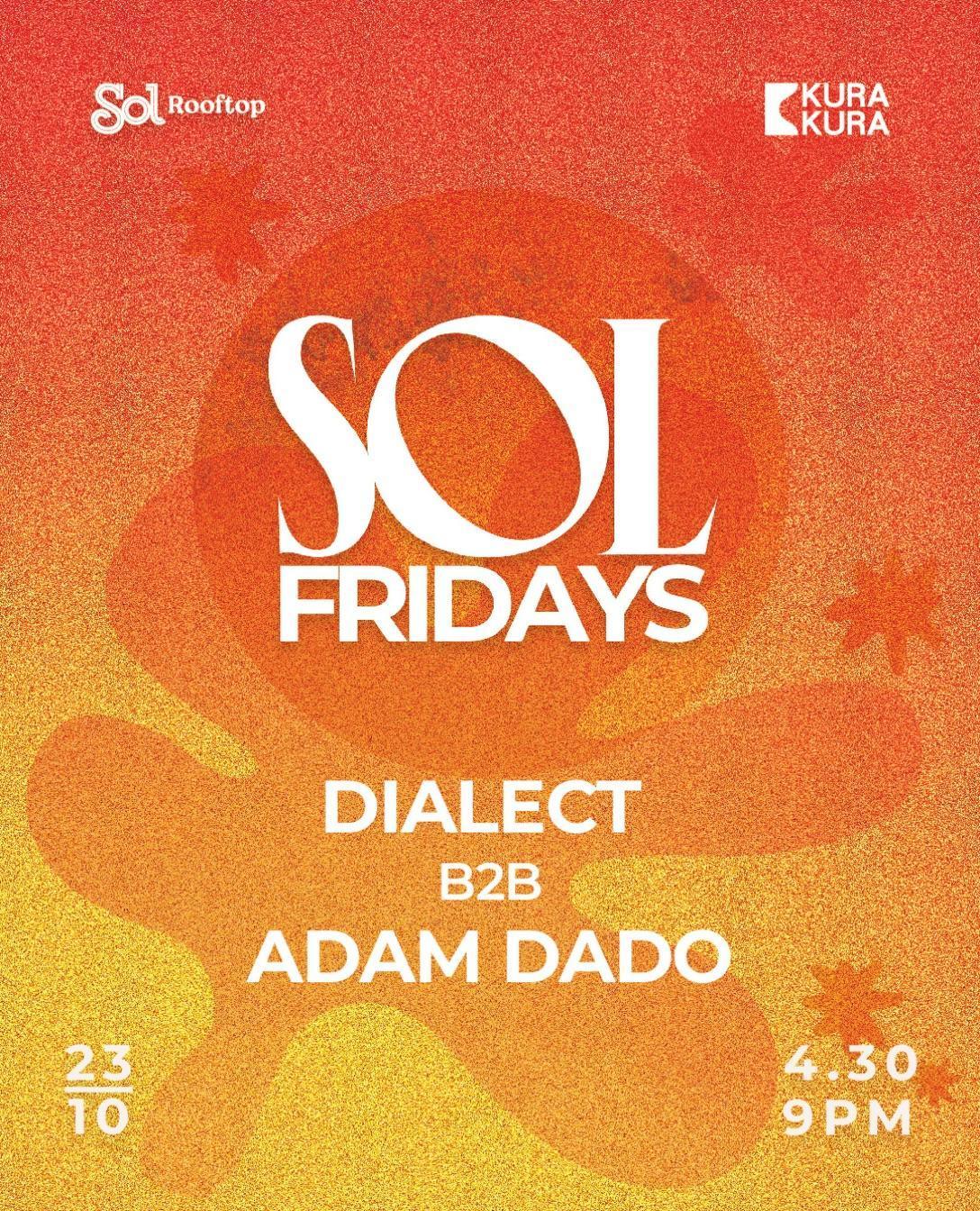 Sol Fridays with @dialect.music B2B @adamdado_ at Sol Rooftop Bali Sol Fridays with @dialect.music B2B @adamdado_ at Sol Rooftop Bali