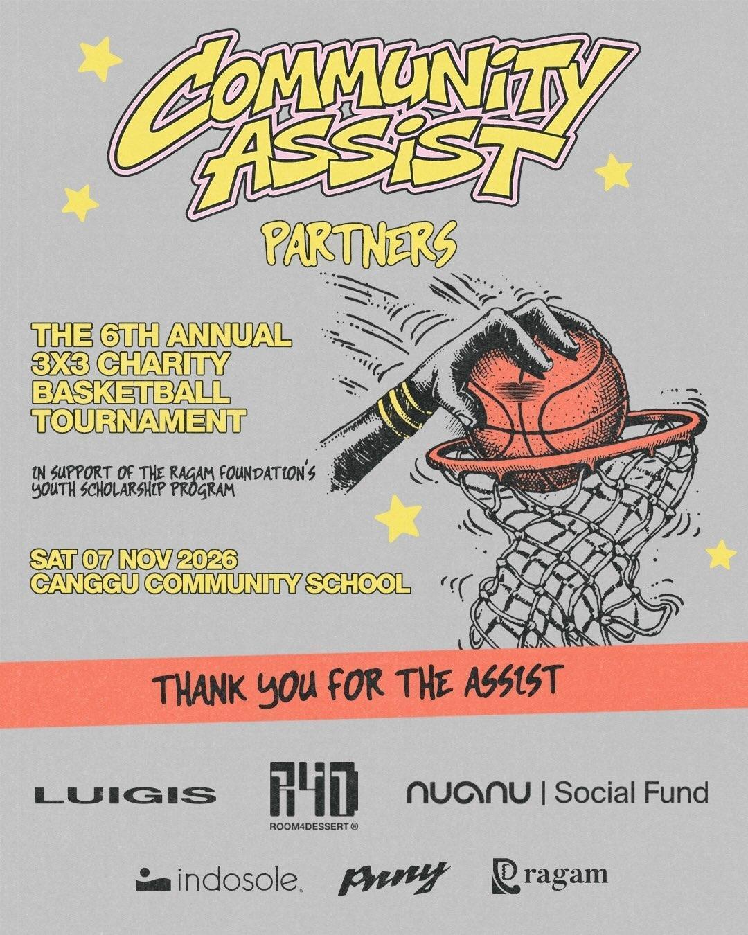 6th Annual 3x3 Charity Basketball Tournament at INDOSOLE 6th Annual 3x3 Charity Basketball Tournament at INDOSOLE